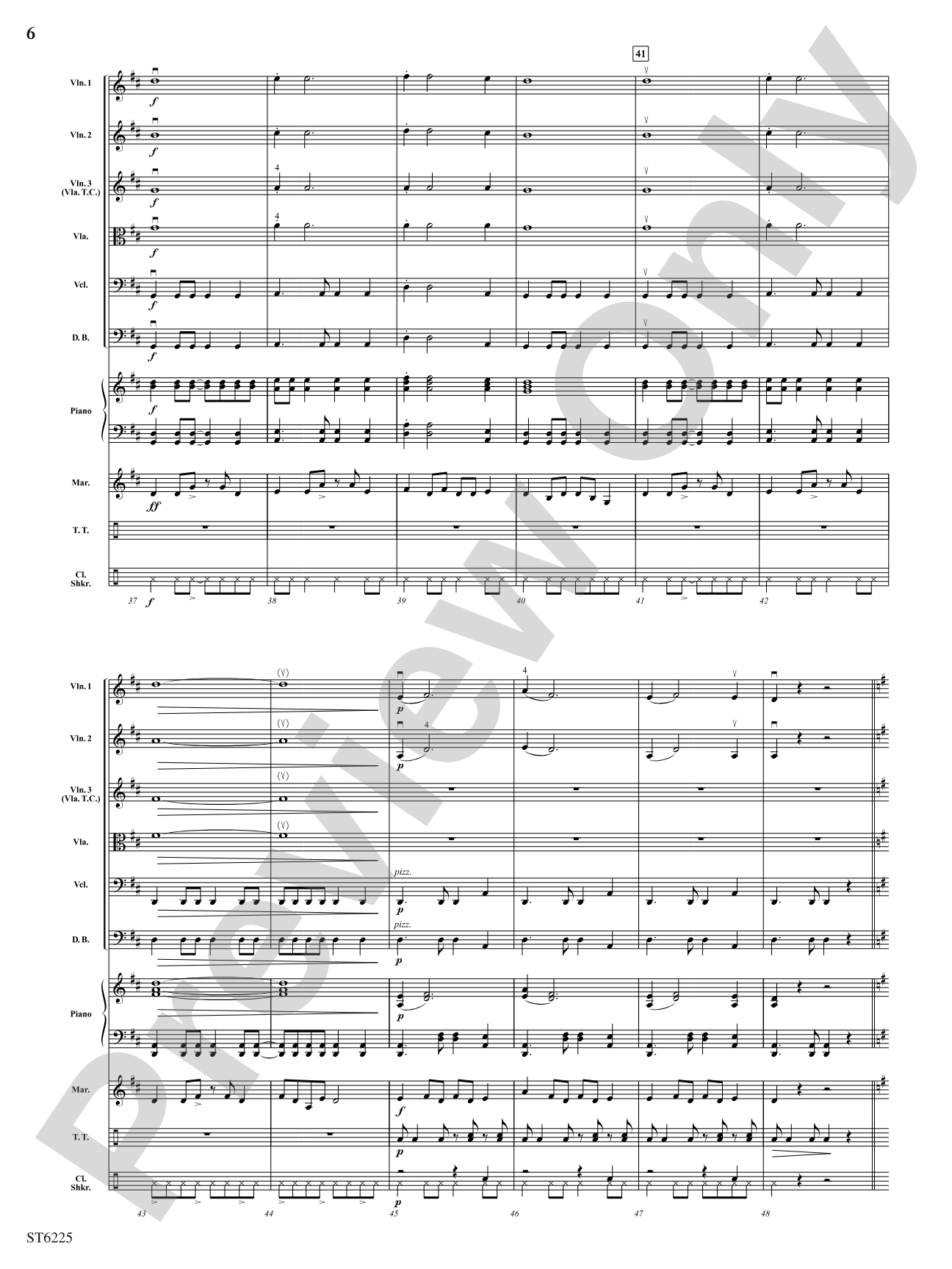 Rhythms of Africa: String Orchestra Conductor Score & Parts