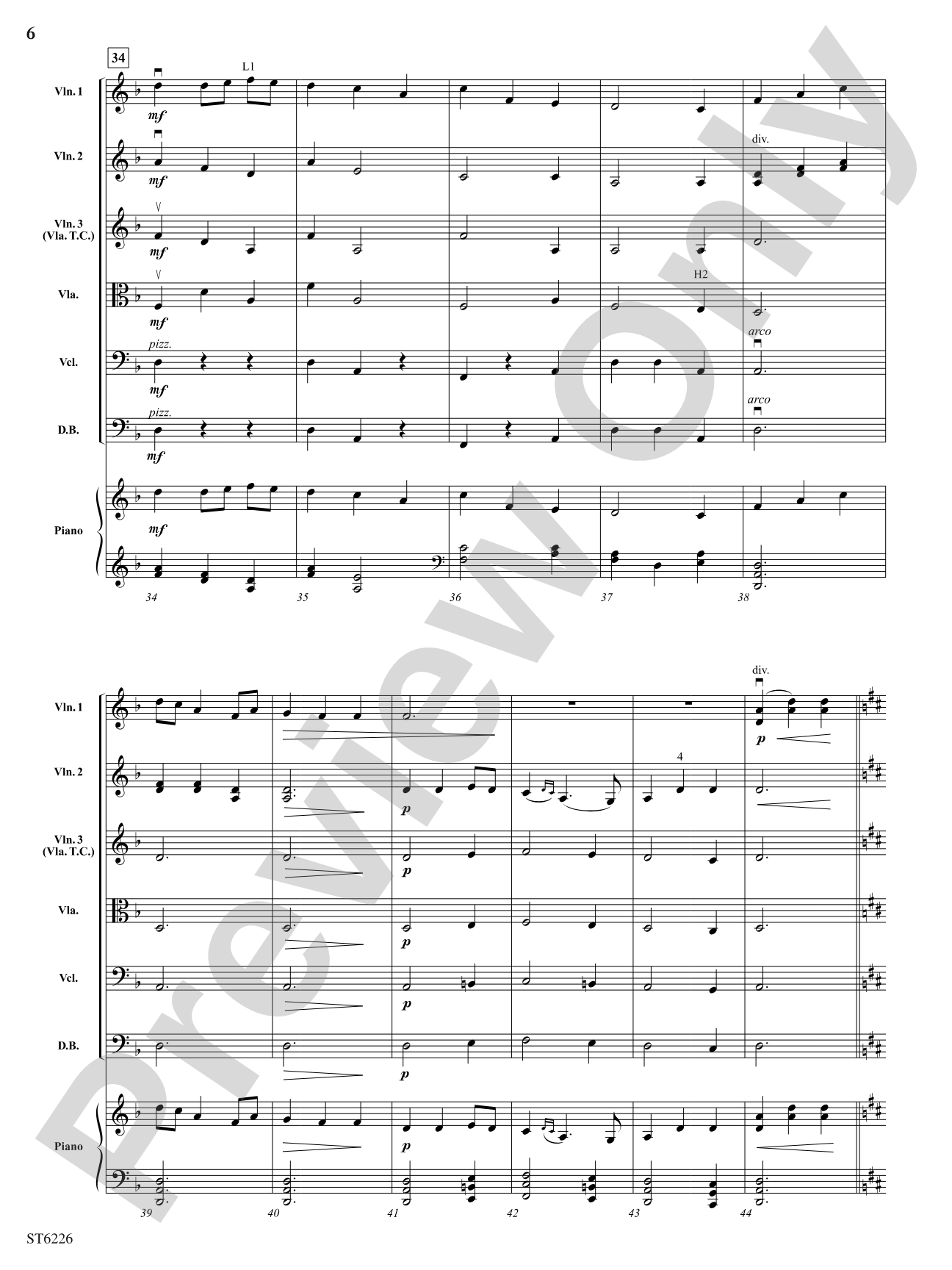 Slane (Be Thou My Vision): String Orchestra Conductor Score & Parts