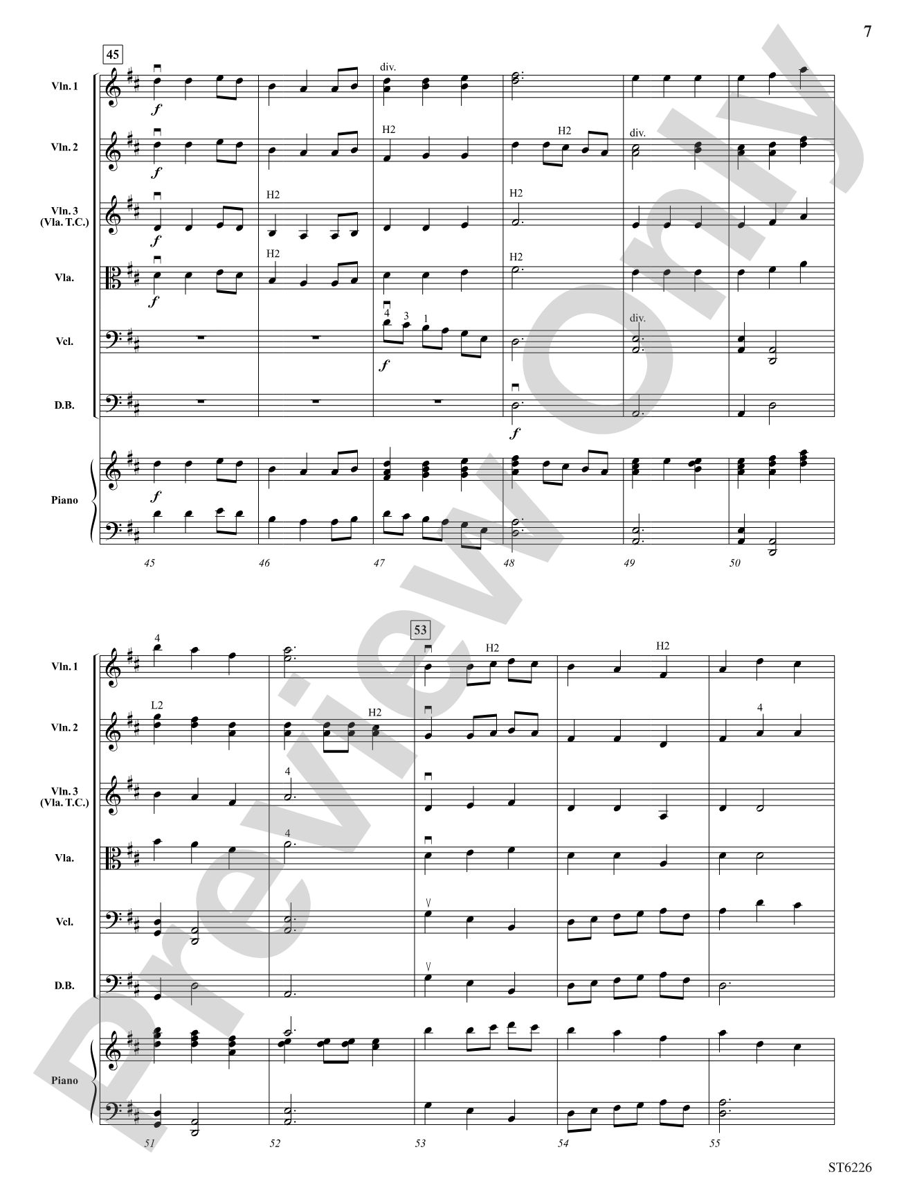 Slane (Be Thou My Vision): String Orchestra Conductor Score & Parts