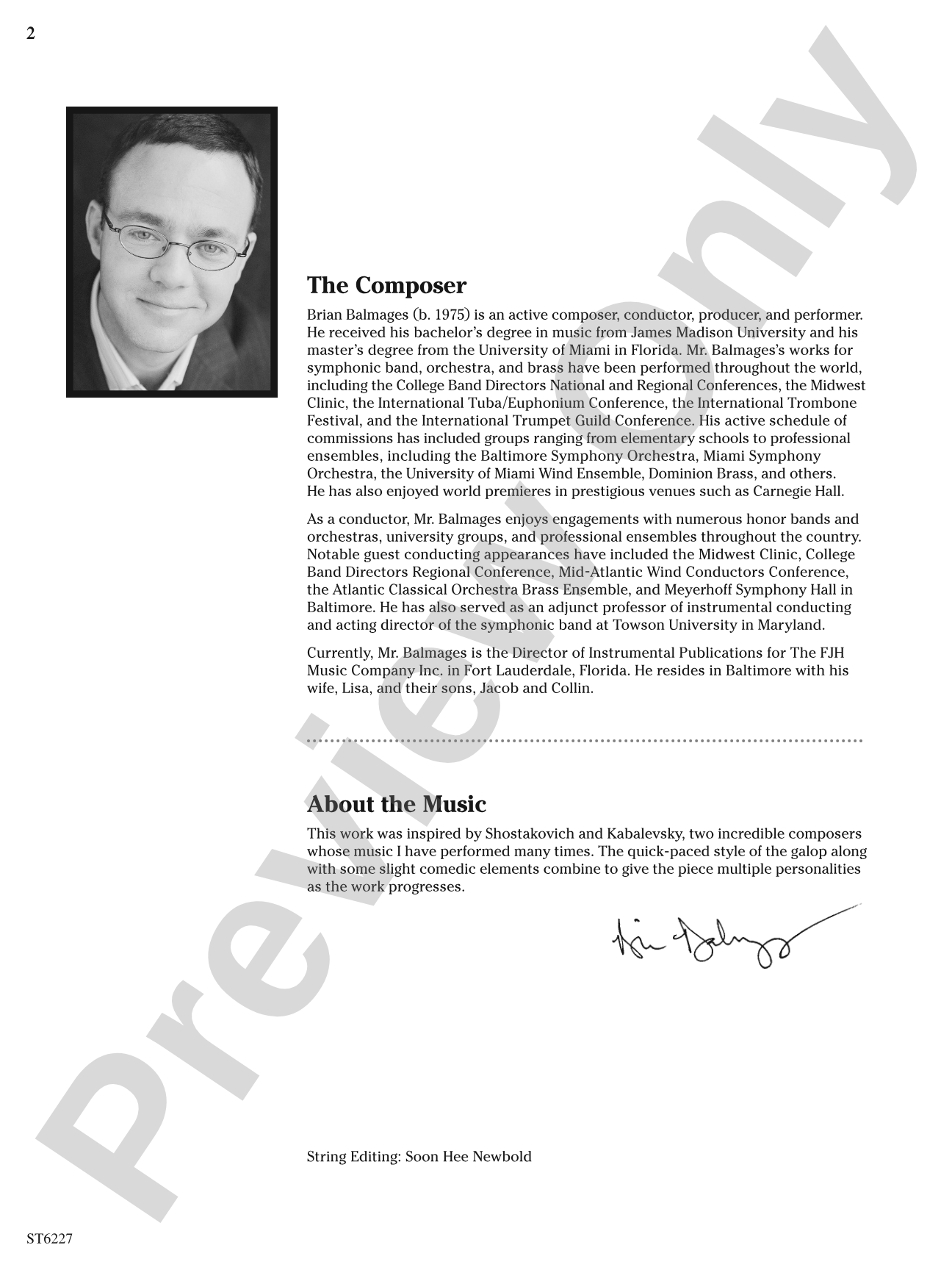 Galop!: String Orchestra Conductor Score & Parts