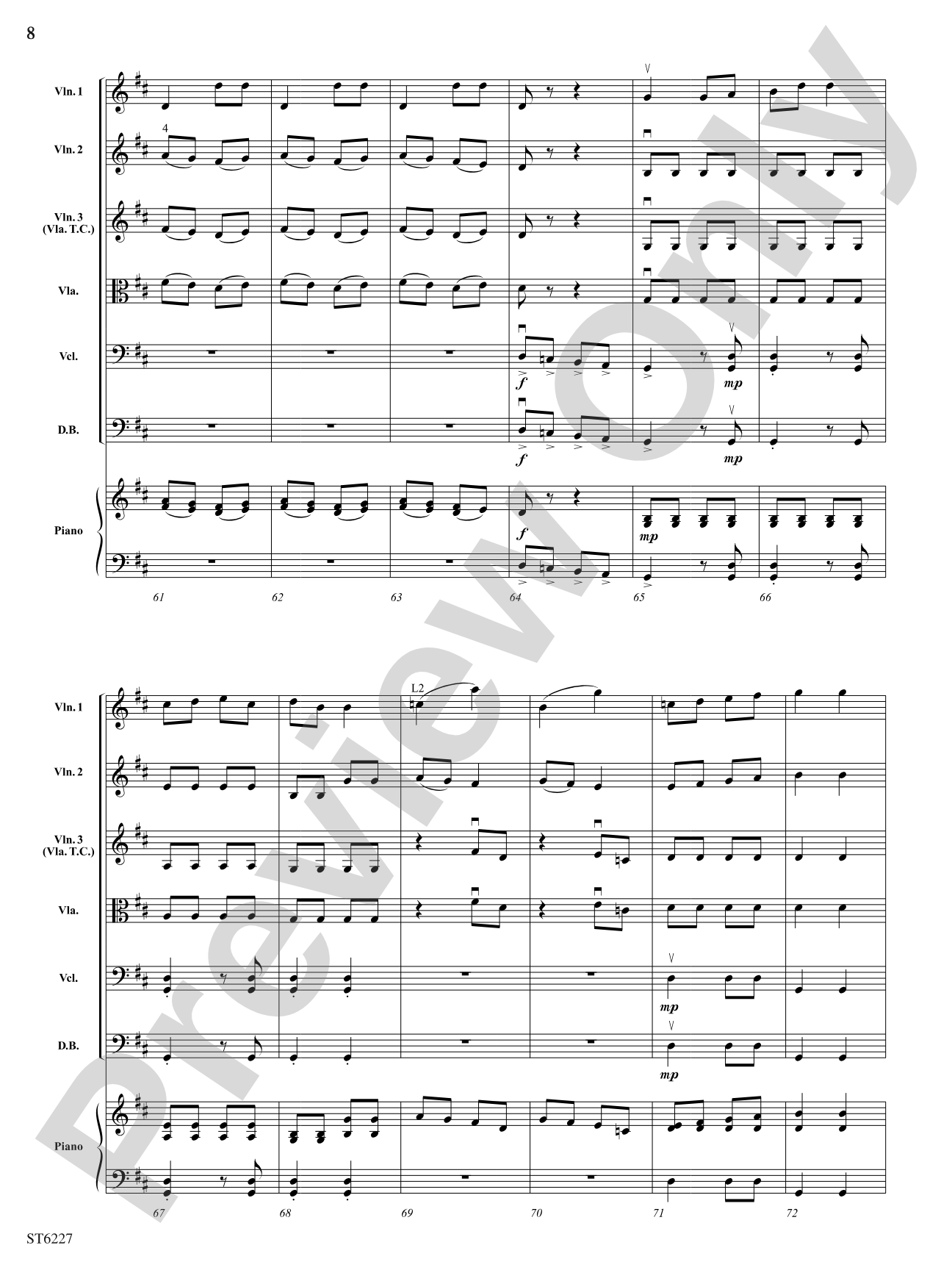 Galop!: String Orchestra Conductor Score & Parts