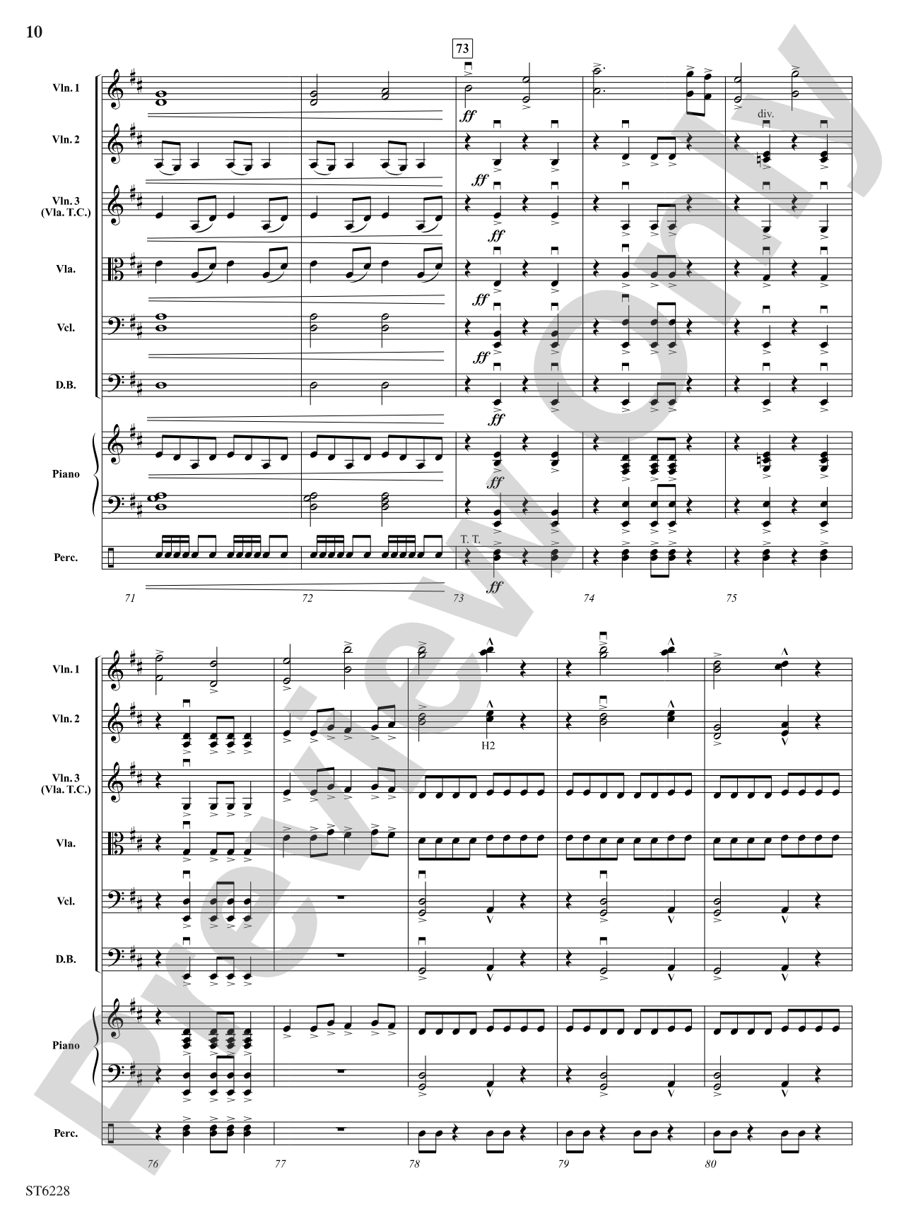 Hunting the Wild Beast: String Orchestra Conductor Score & Parts