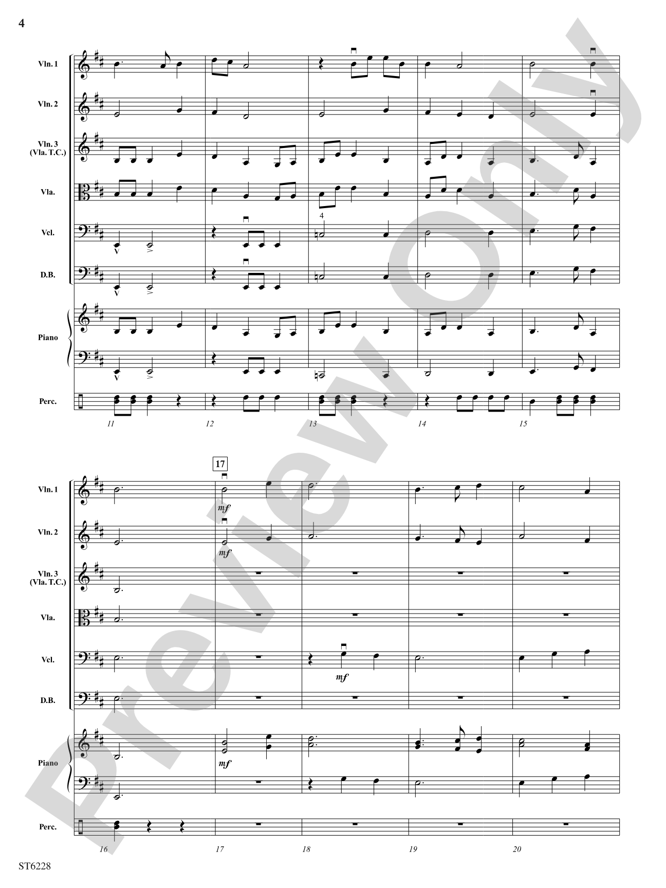 Hunting the Wild Beast: String Orchestra Conductor Score & Parts