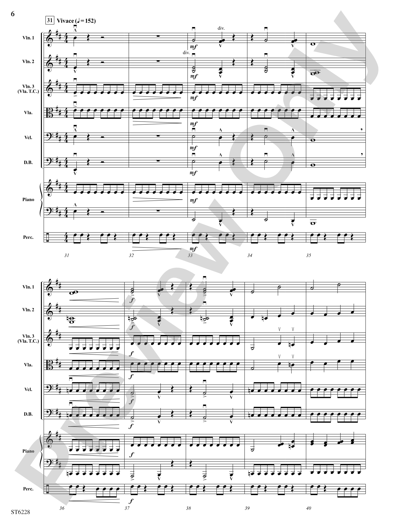 Hunting the Wild Beast: String Orchestra Conductor Score & Parts