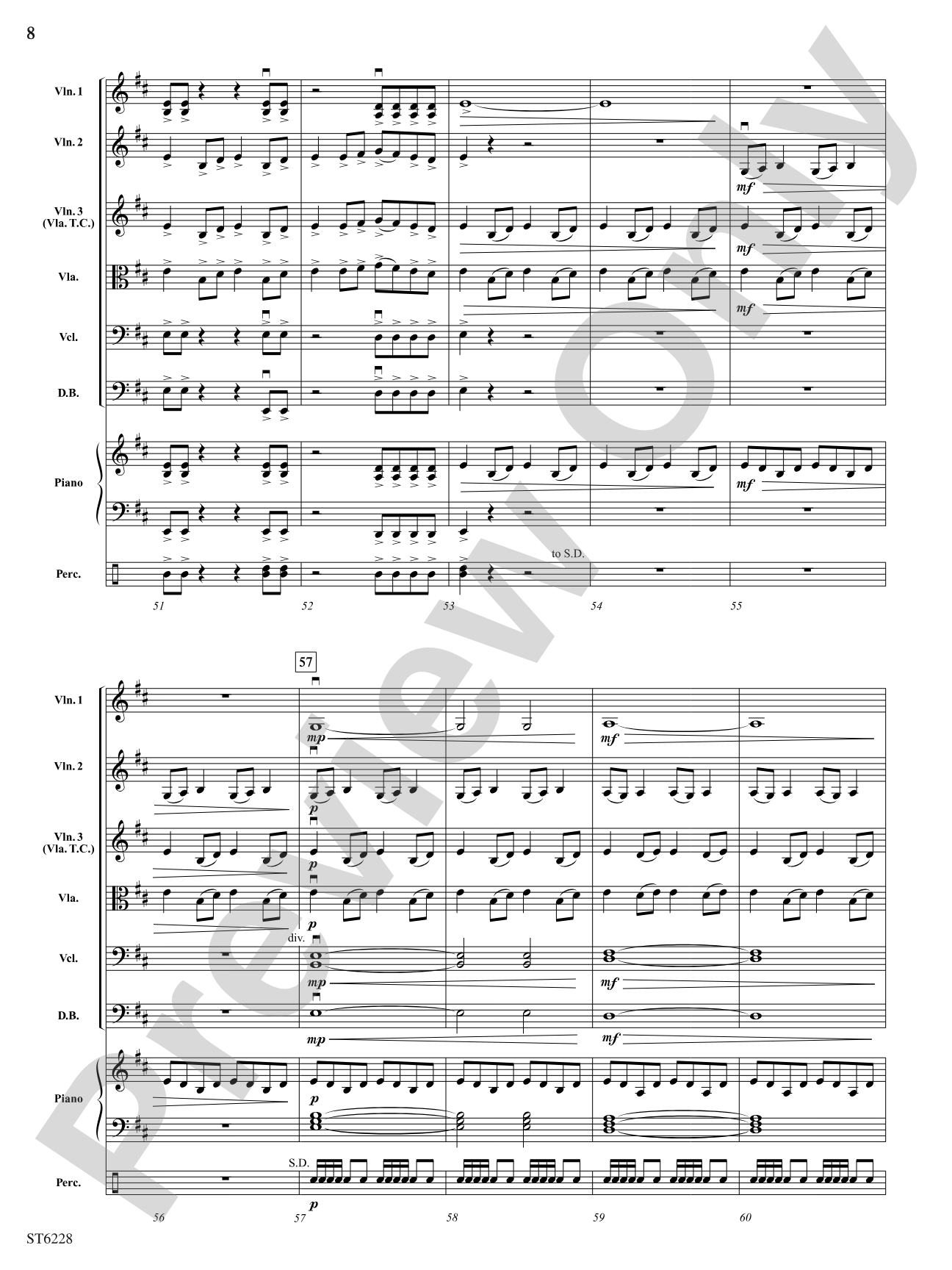 Hunting the Wild Beast: String Orchestra Conductor Score & Parts