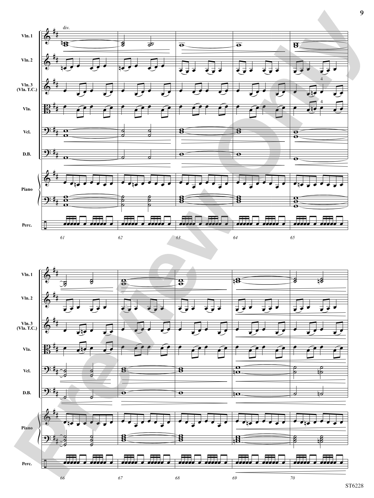 Hunting the Wild Beast: String Orchestra Conductor Score & Parts