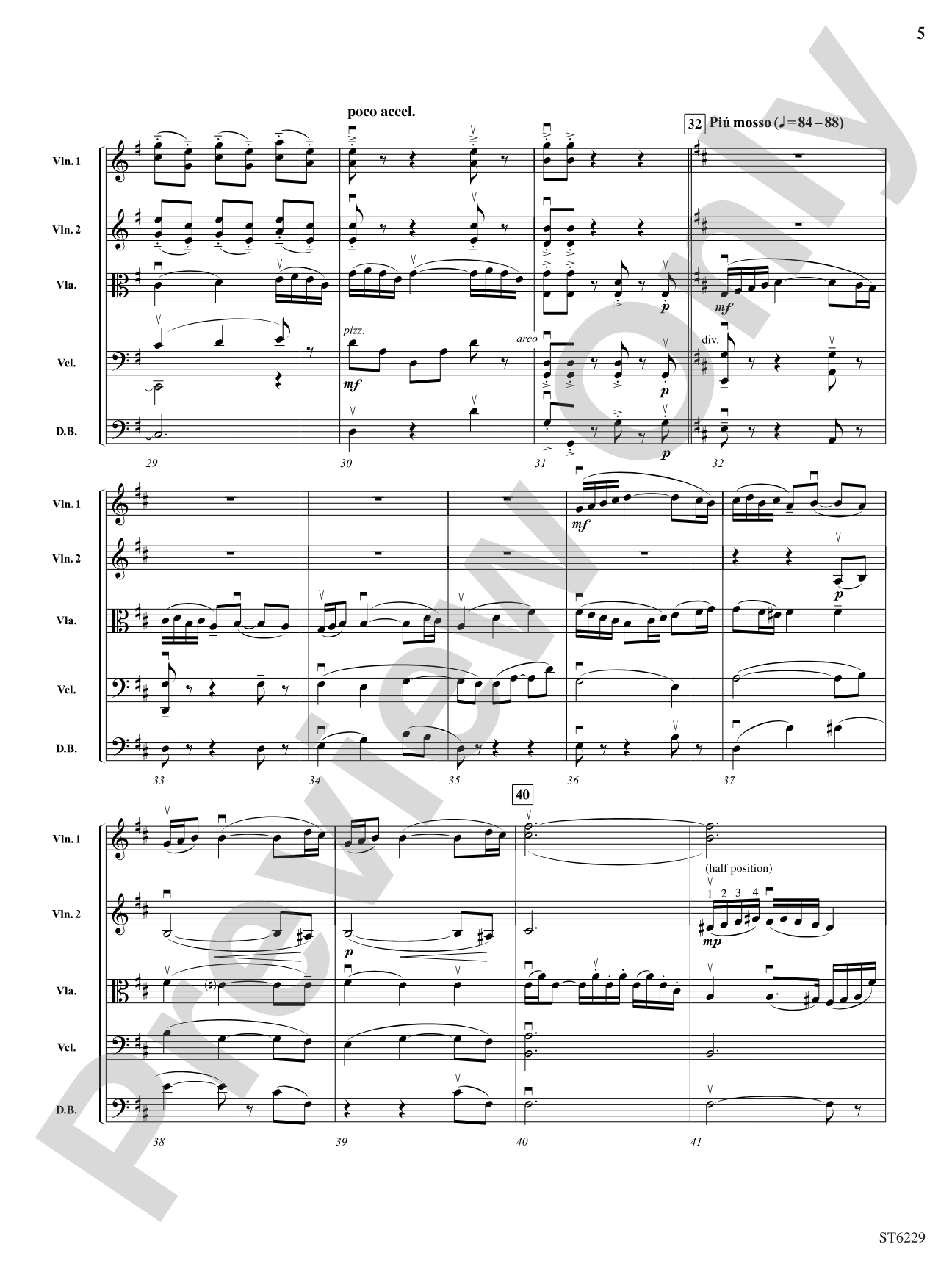 Minuet from Petite Suite: String Orchestra Conductor Score & Parts