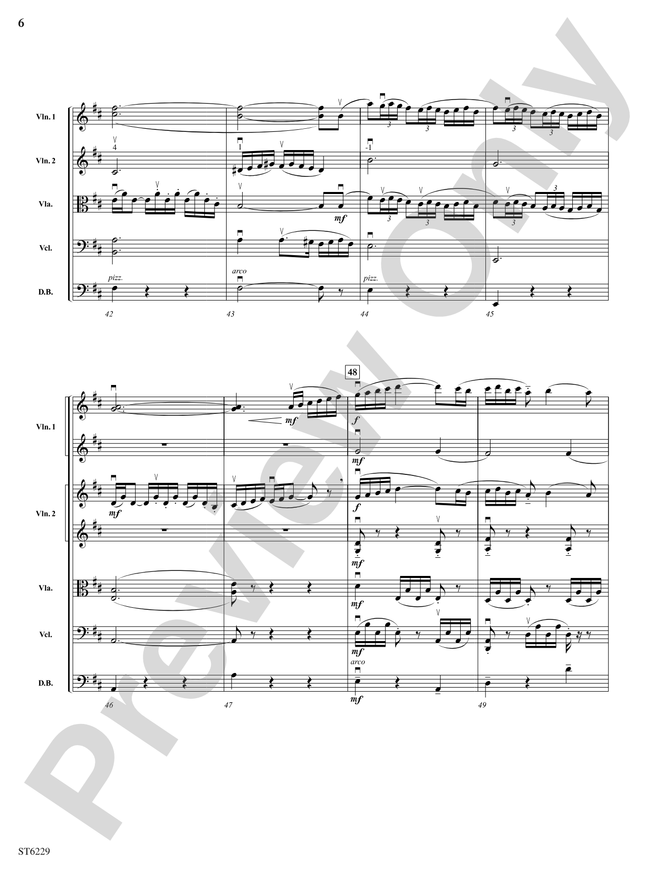 Minuet from Petite Suite: String Orchestra Conductor Score & Parts