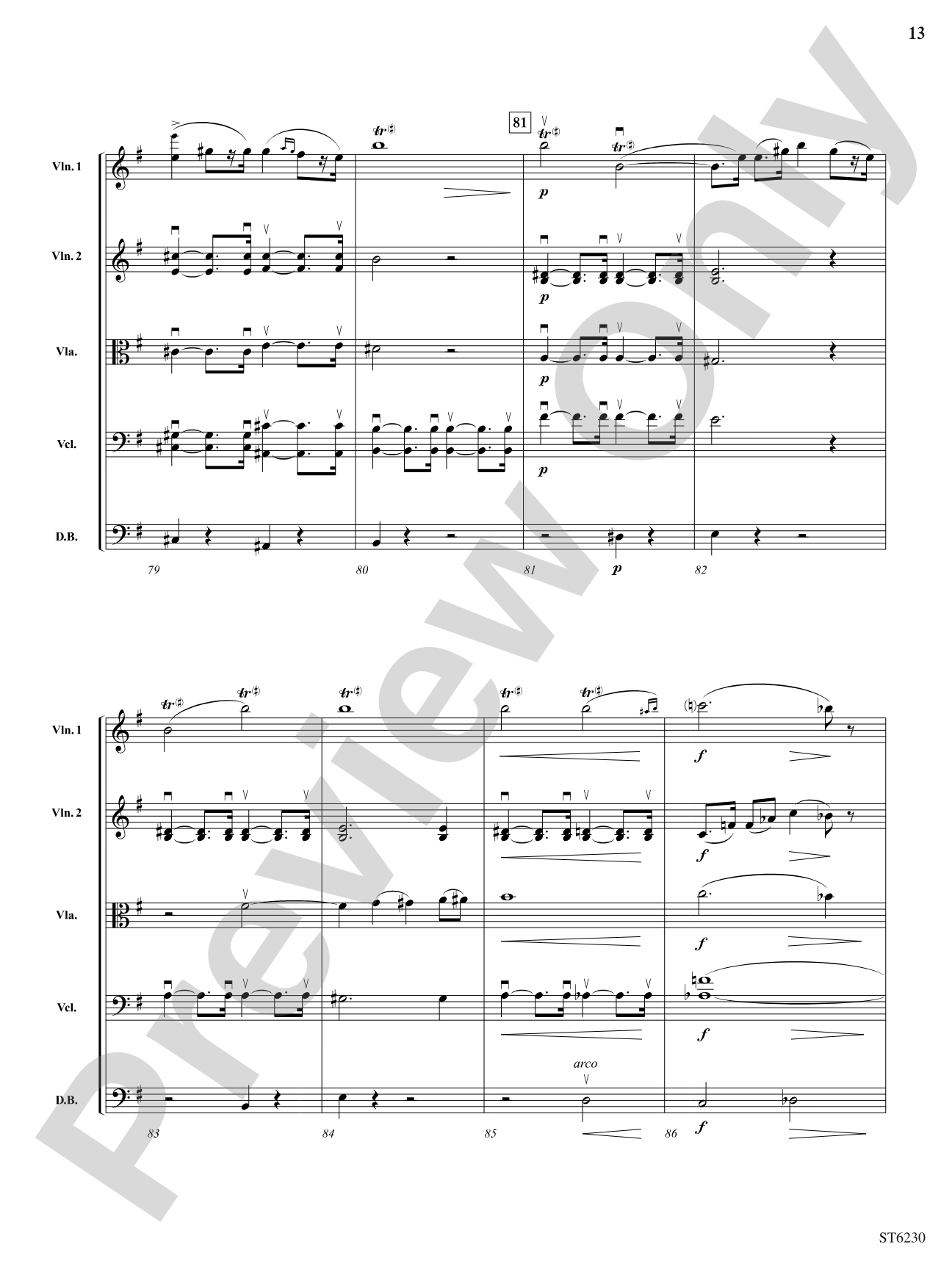 Prelude to Act III of Lohengrin: String Orchestra Conductor Score & Parts