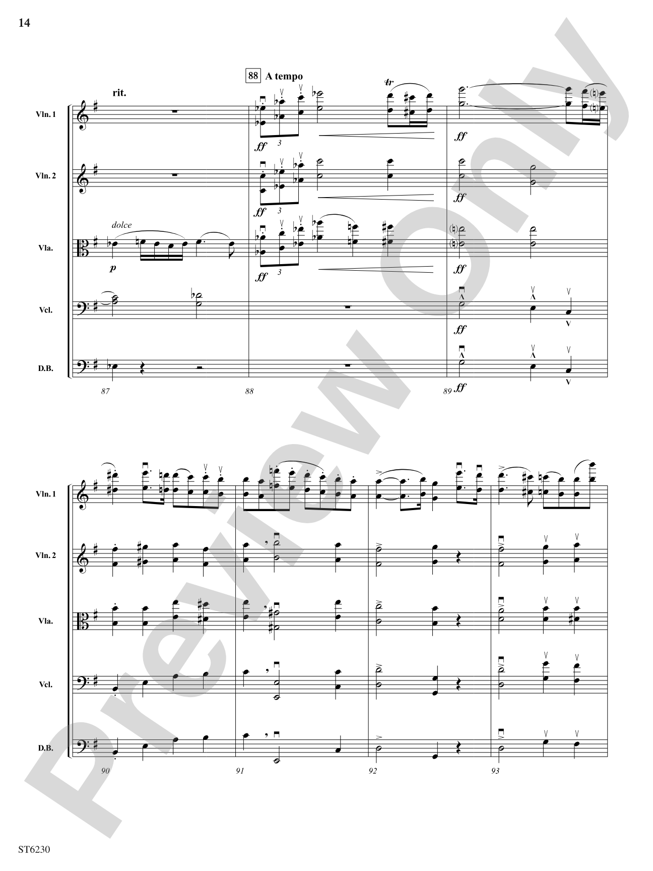 Prelude to Act III of Lohengrin: String Orchestra Conductor Score & Parts