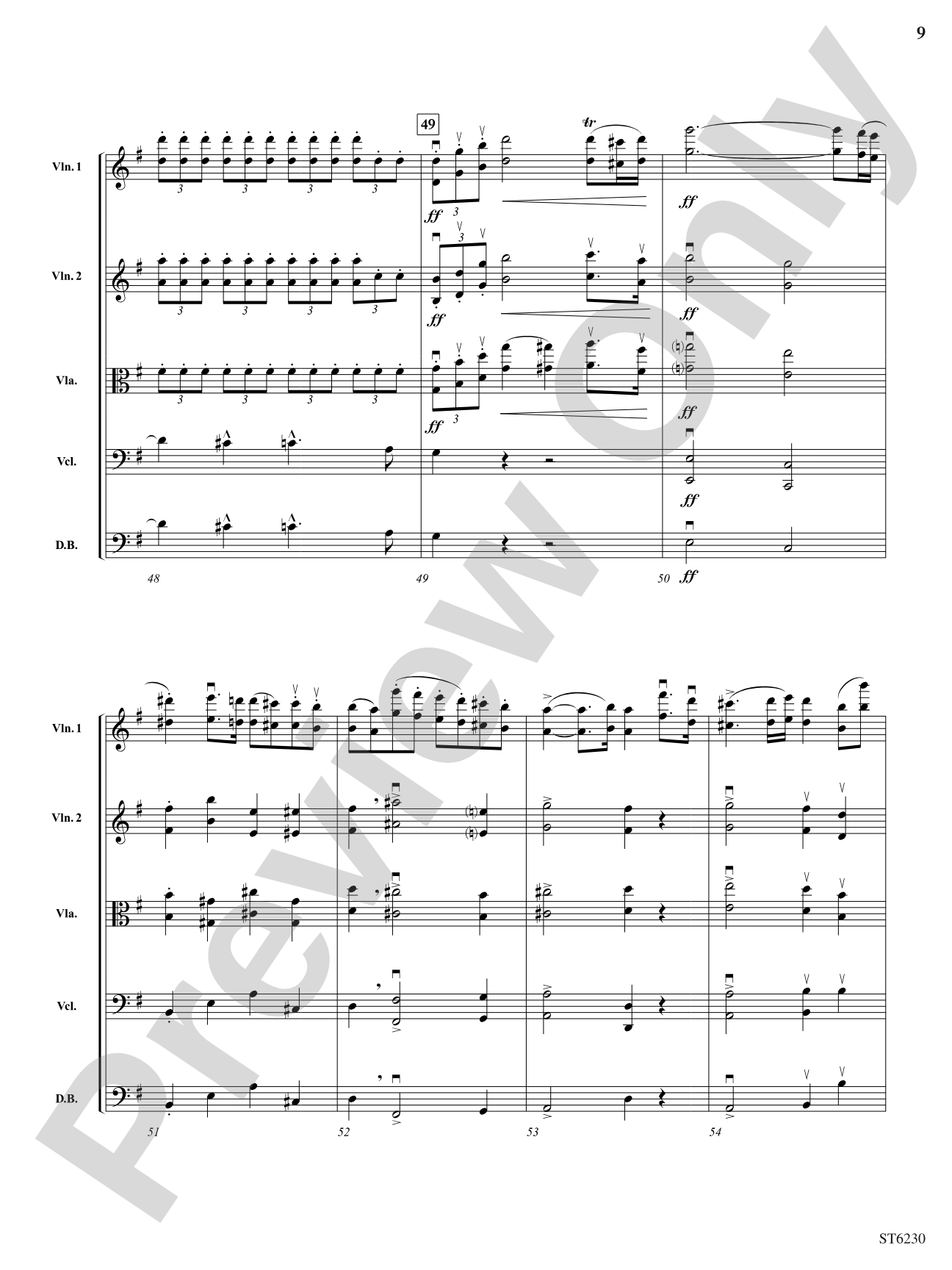 Prelude to Act III of Lohengrin: String Orchestra Conductor Score & Parts