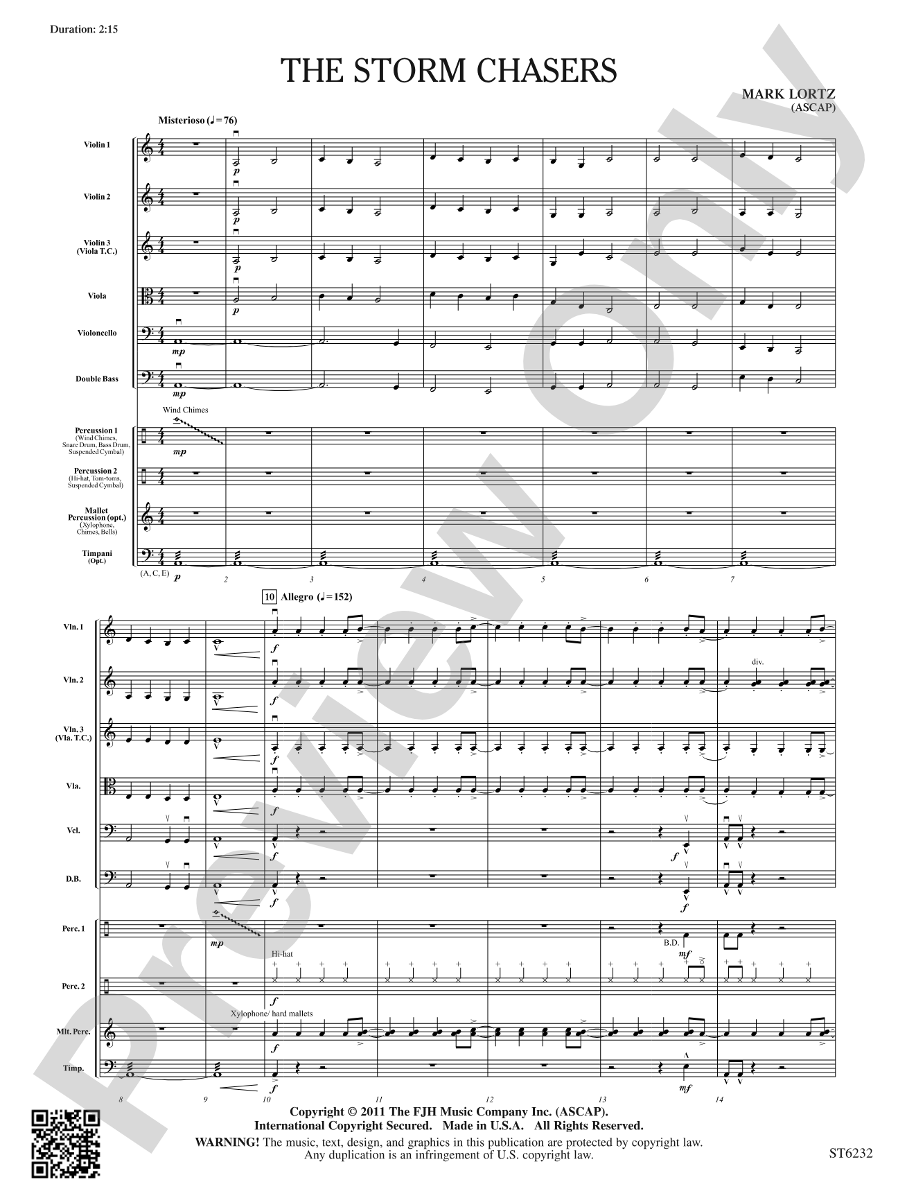 The Storm Chaser: Score