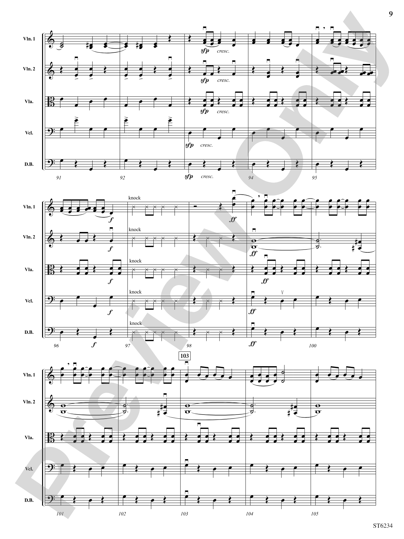 Bayou Self: String Orchestra Conductor Score & Parts