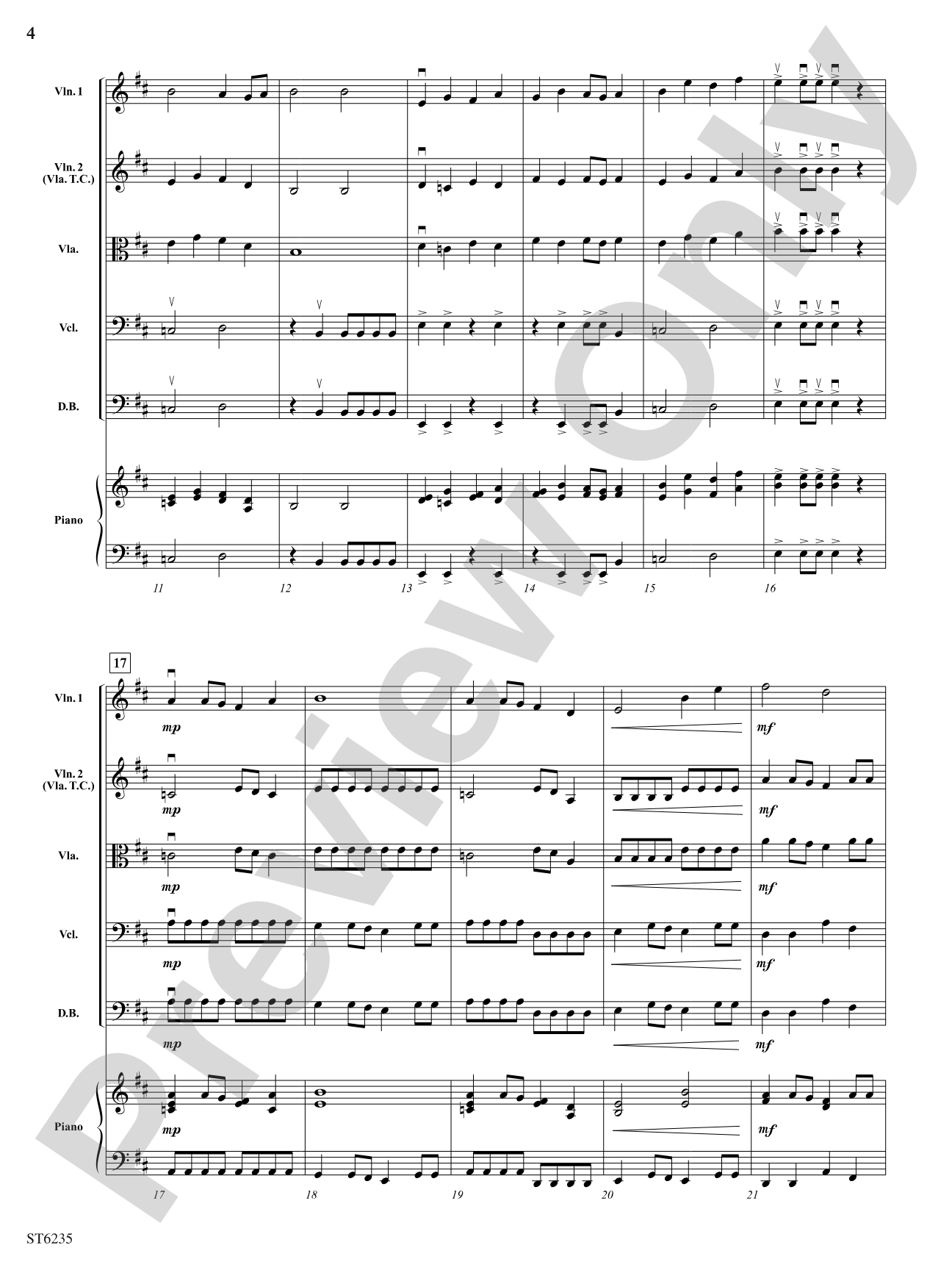 Burst!: String Orchestra Conductor Score & Parts