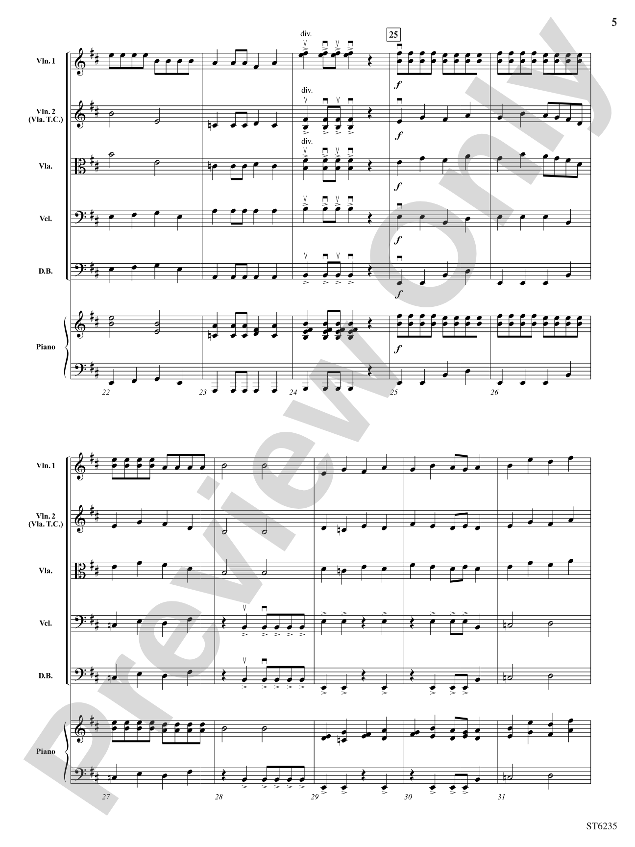 Burst!: String Orchestra Conductor Score & Parts