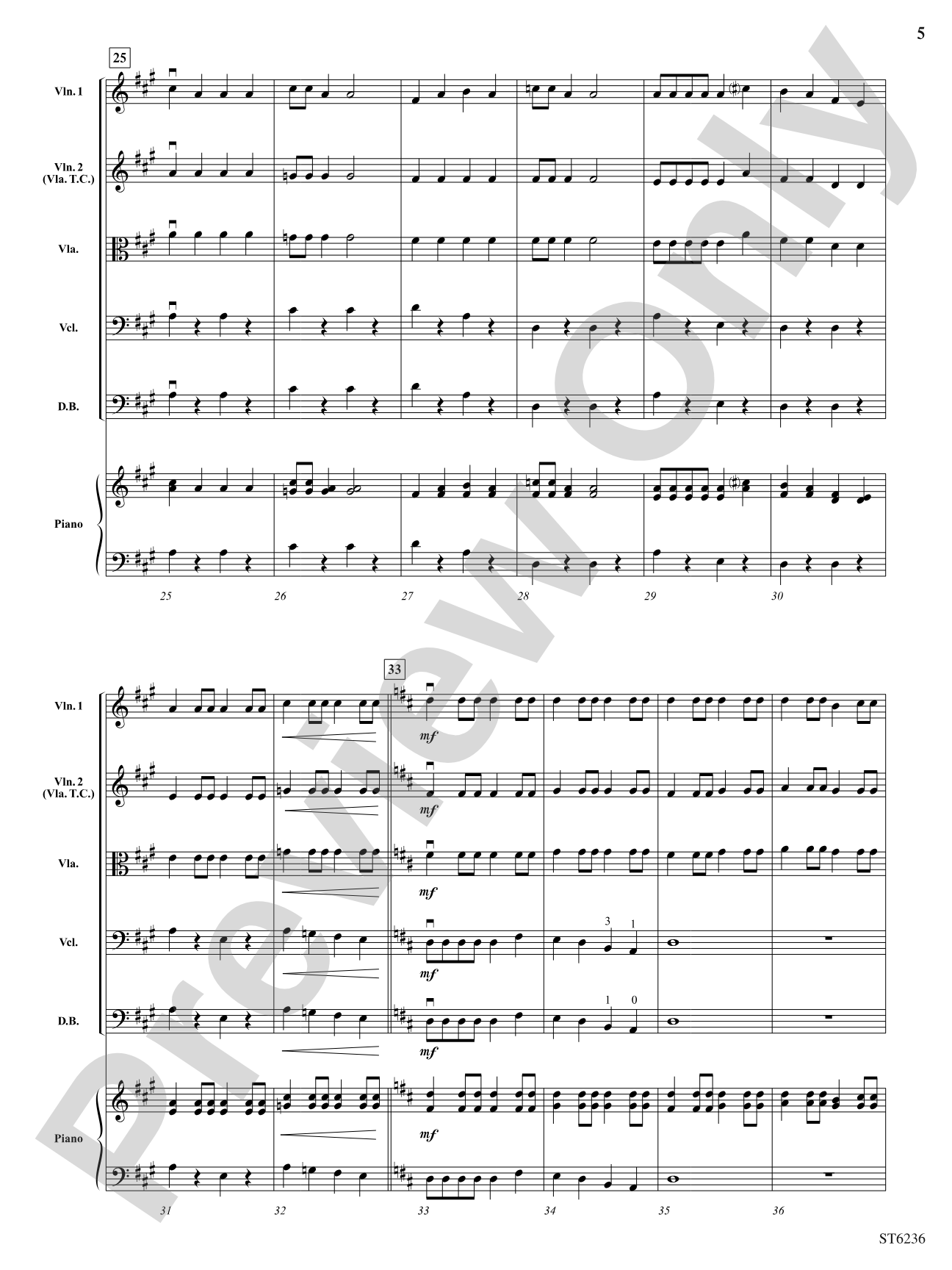 Mama Don't 'Low: String Orchestra Conductor Score & Parts