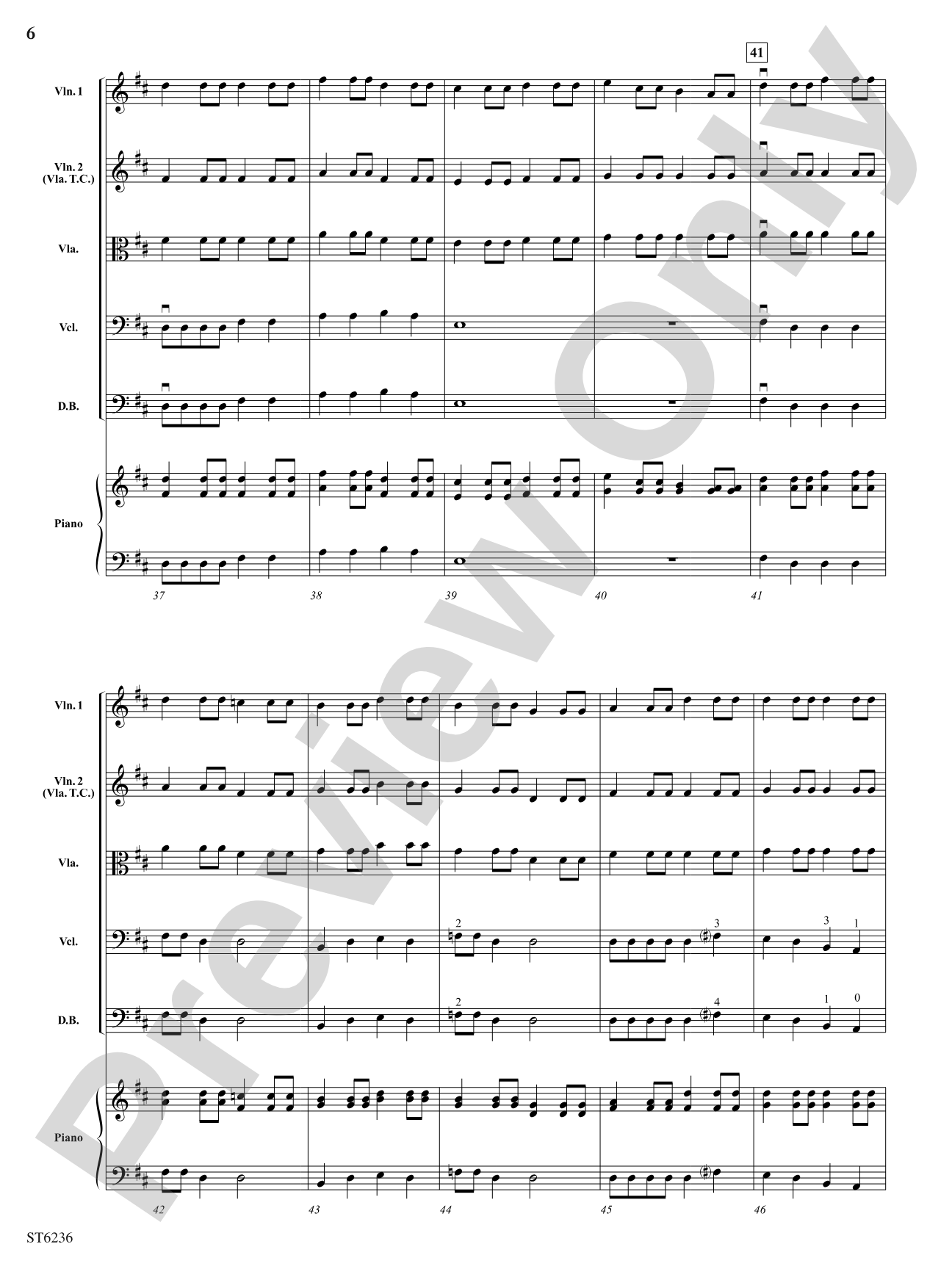 Mama Don't 'Low: String Orchestra Conductor Score & Parts