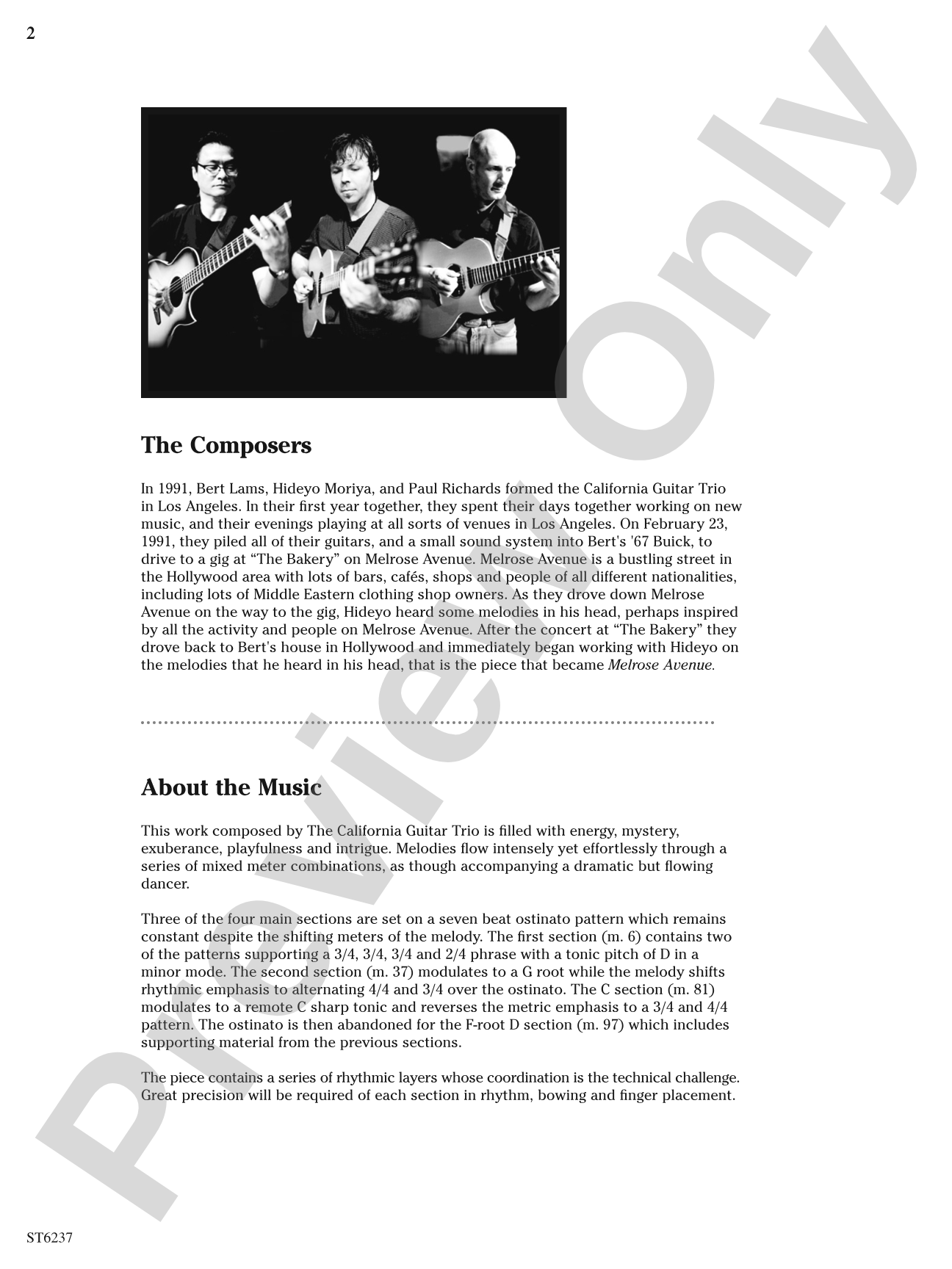 Melrose Avenue: String Orchestra Conductor Score & Parts