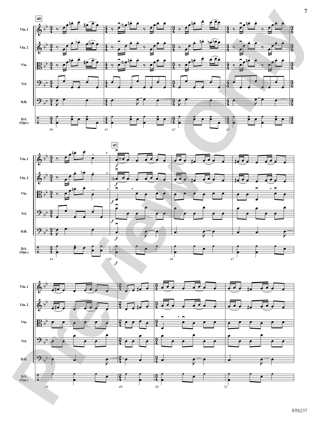 Melrose Avenue: String Orchestra Conductor Score & Parts