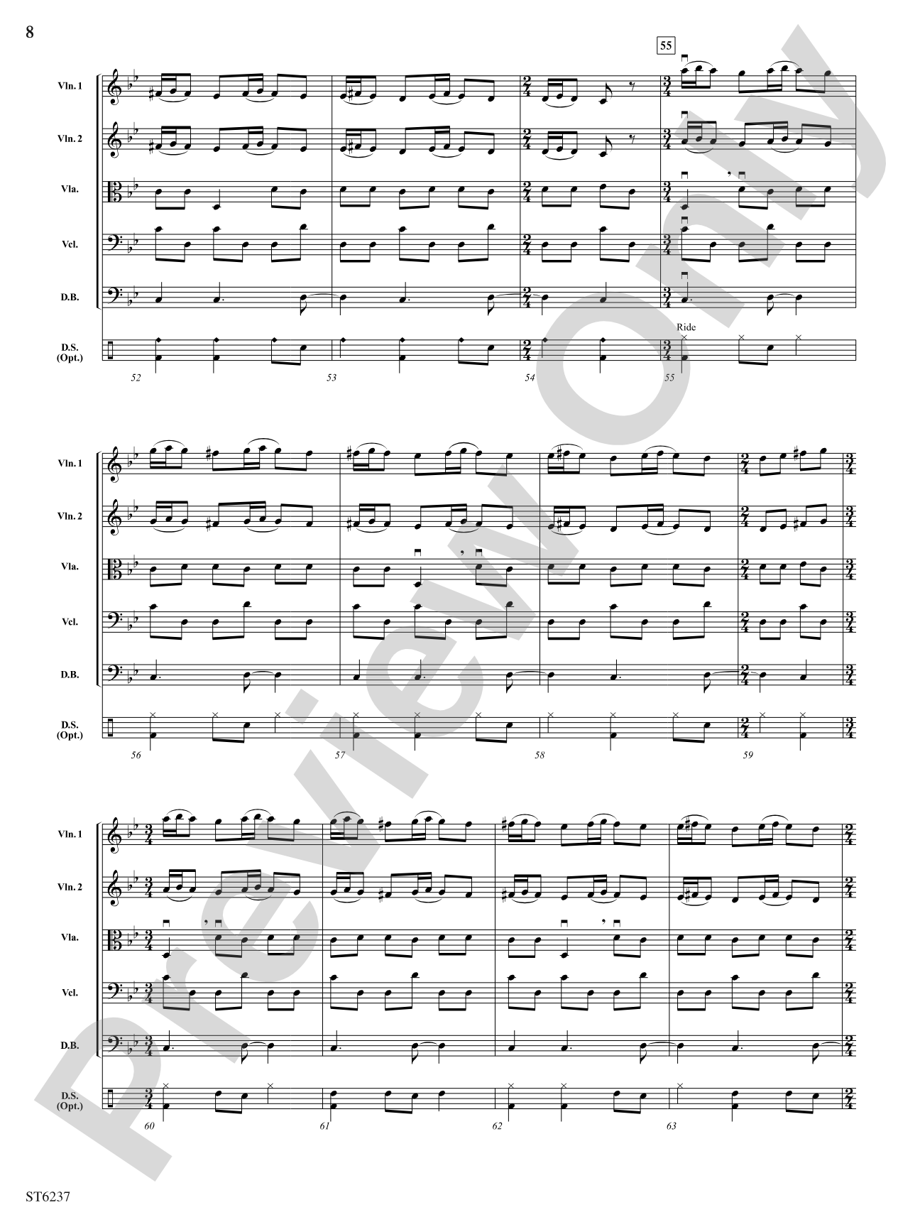 Melrose Avenue: String Orchestra Conductor Score & Parts