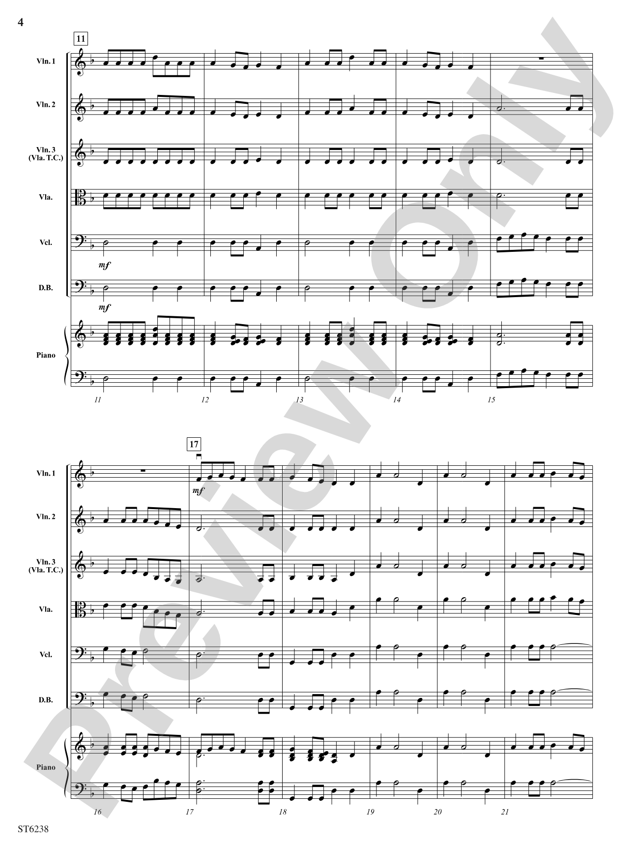 Fantasy on "Oh Chanukah": String Orchestra Conductor Score & Parts