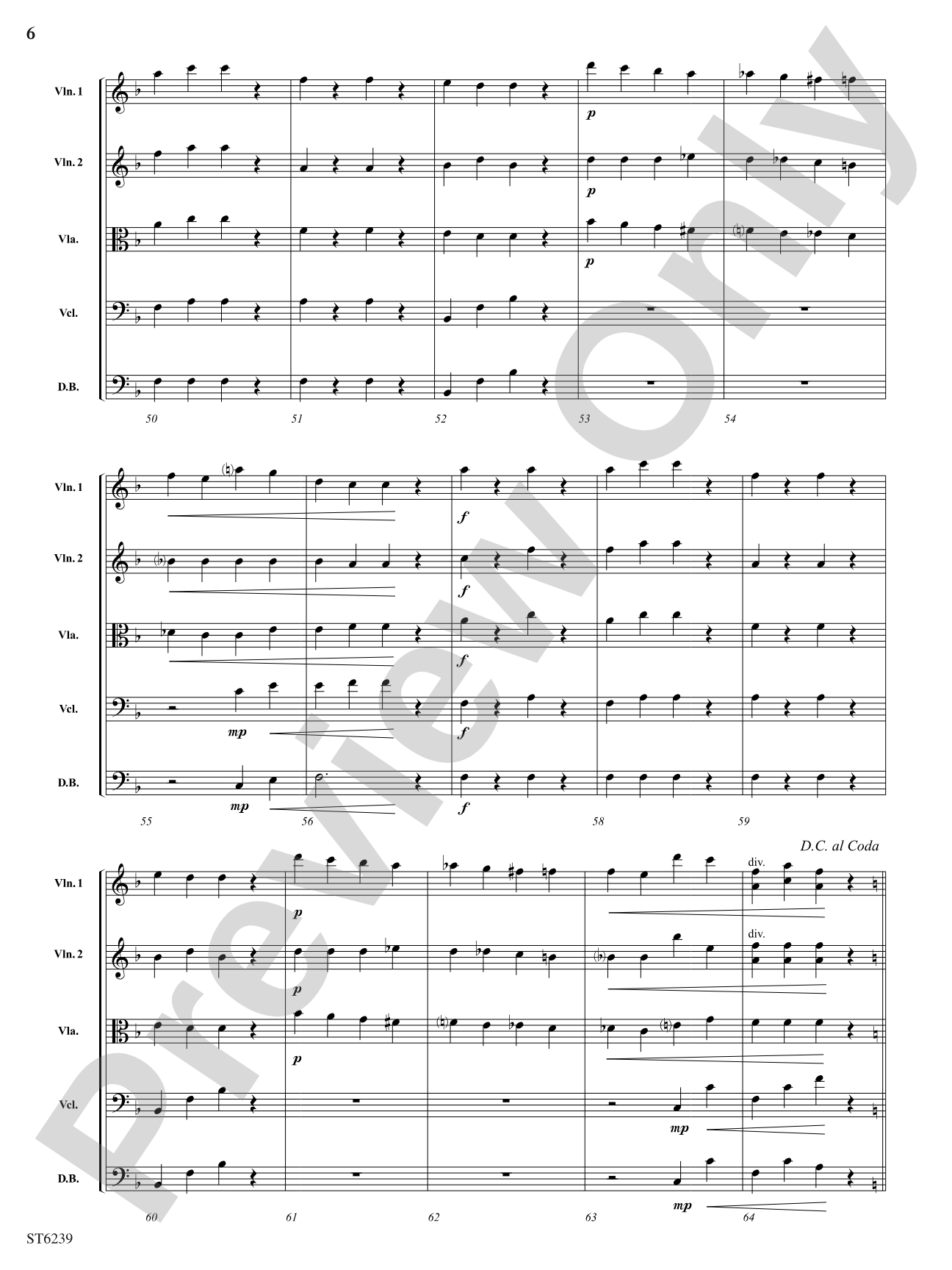 Pizzicato Polka: String Orchestra Conductor Score & Parts