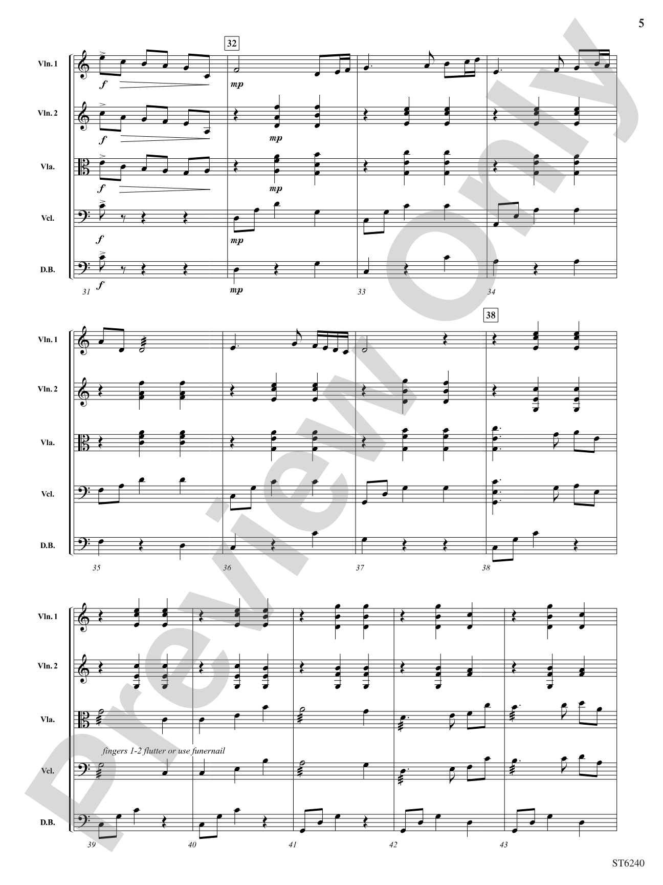 Rimpianto: String Orchestra Conductor Score & Parts