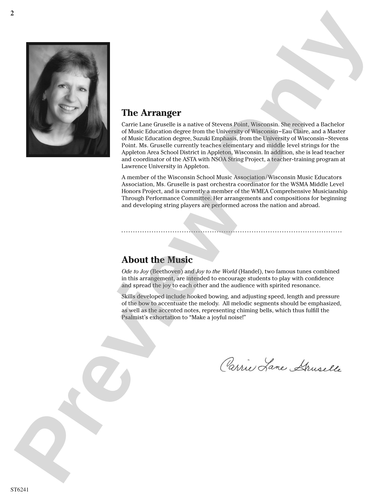 Make a Joyful Noise: Score