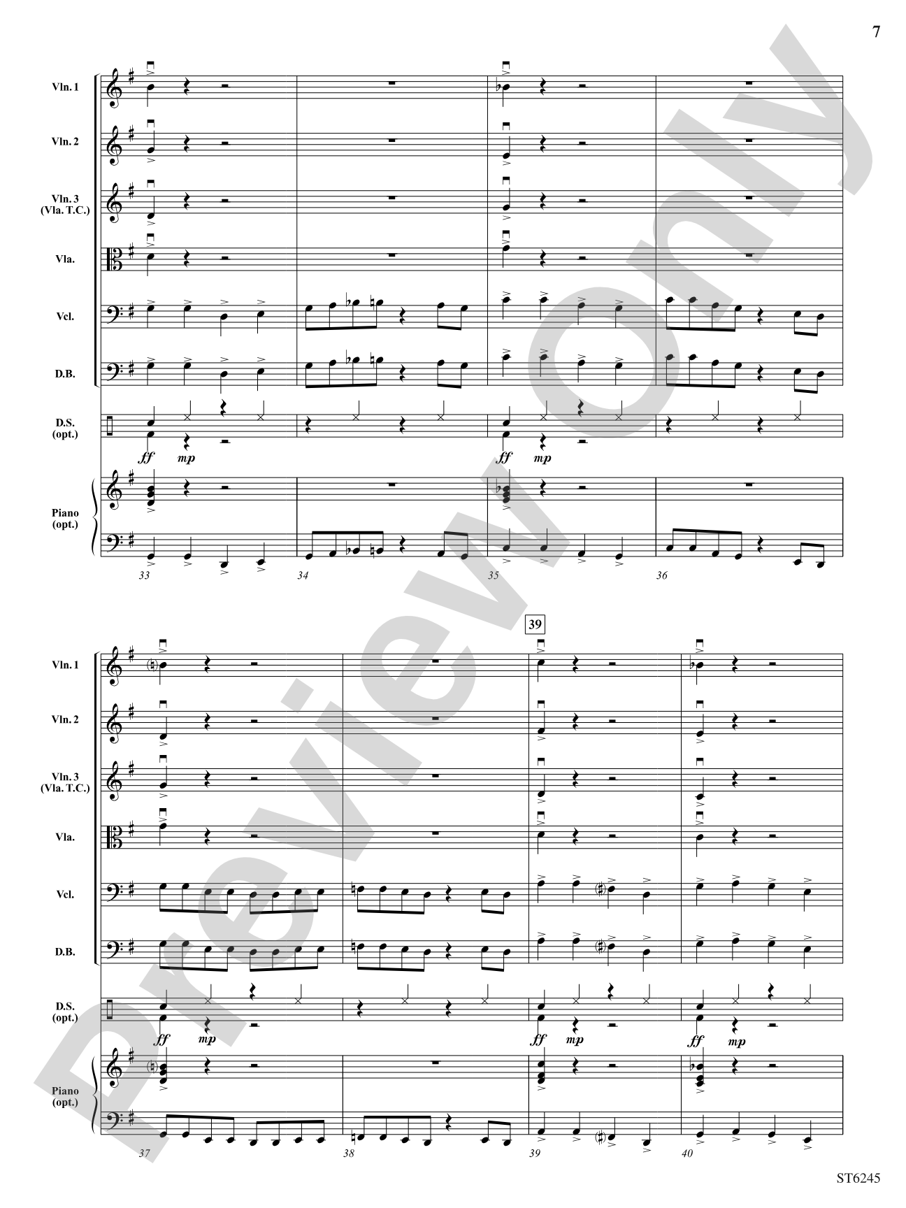 Rocket Out!: String Orchestra Conductor Score & Parts
