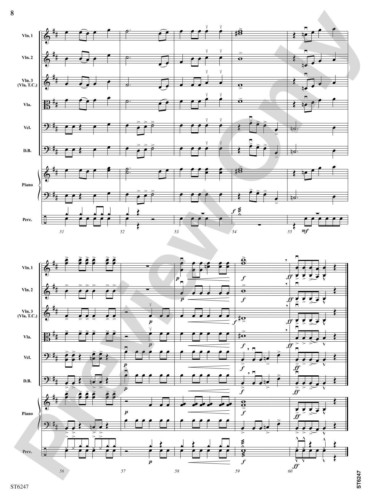 Carpathia: String Orchestra Conductor Score & Parts