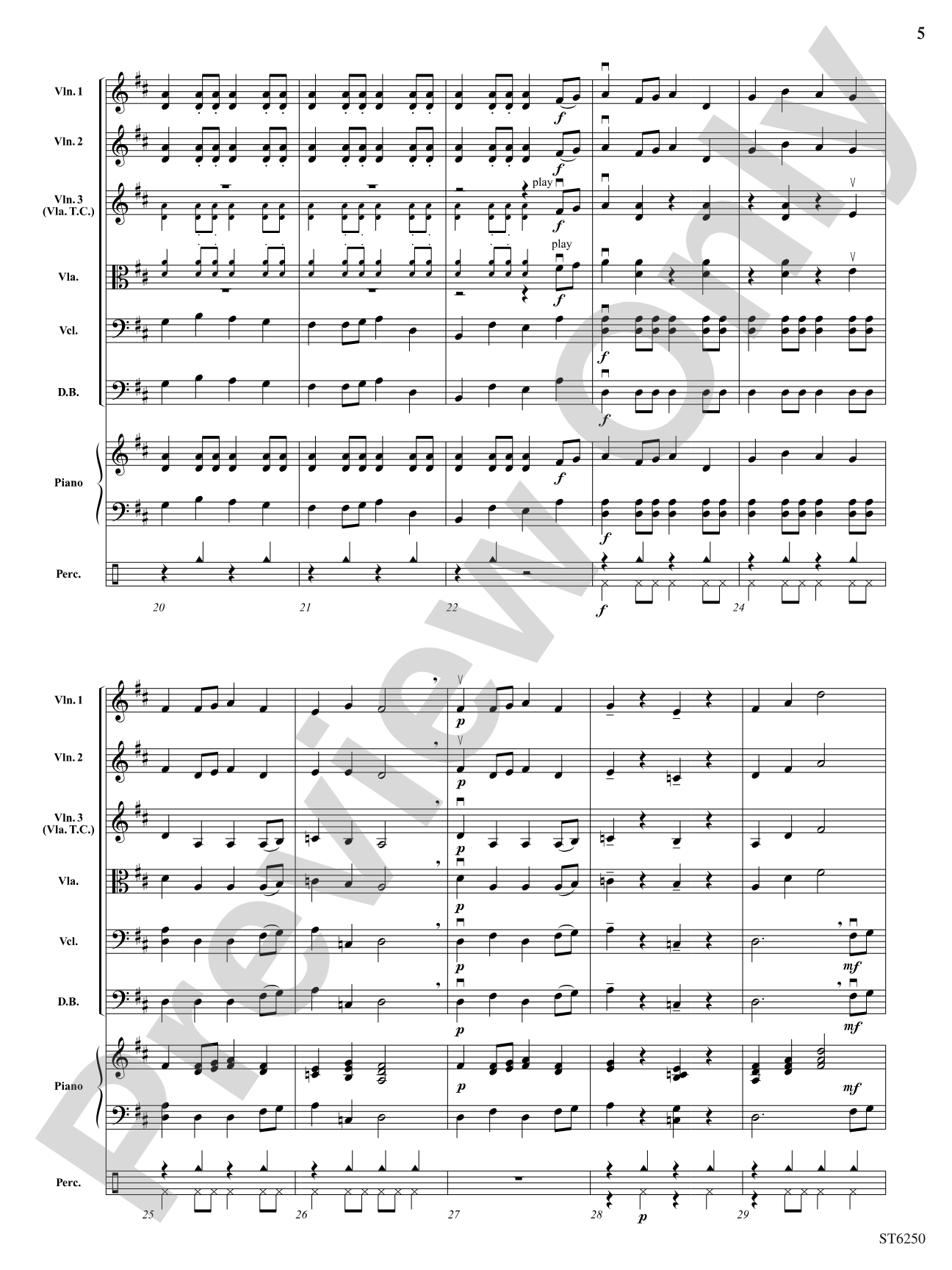 Court Promenade: String Orchestra Conductor Score & Parts
