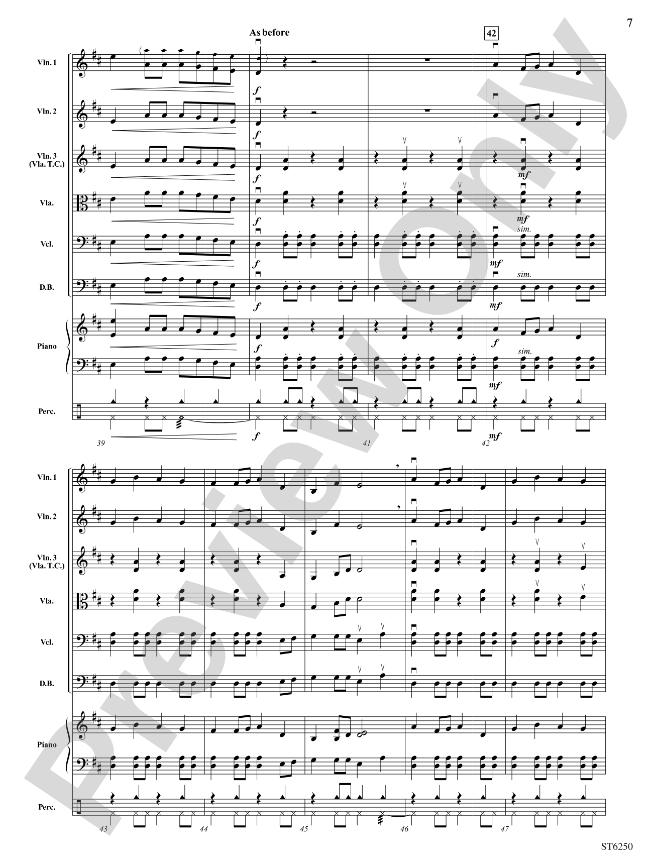 Court Promenade: String Orchestra Conductor Score & Parts