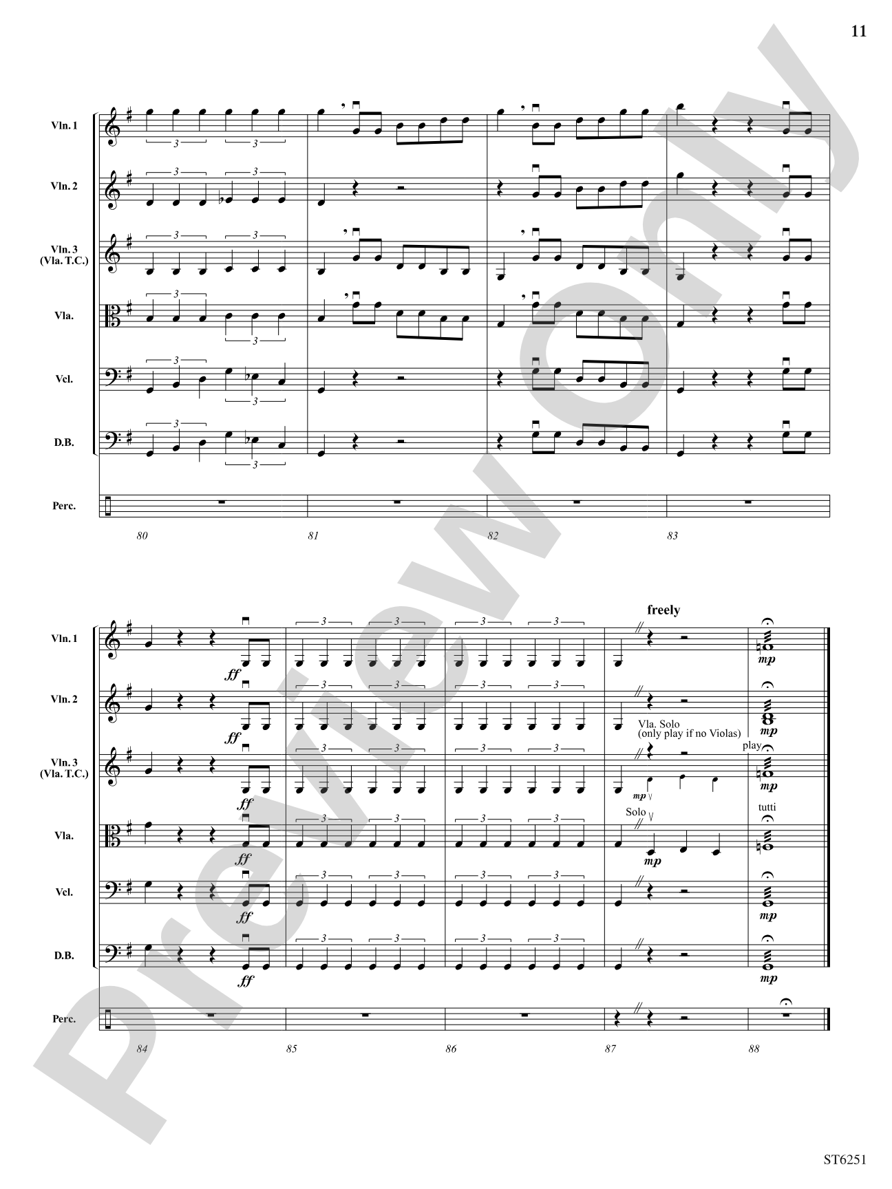 A Minor Case of the Birthday Blues: String Orchestra Conductor Score & Parts