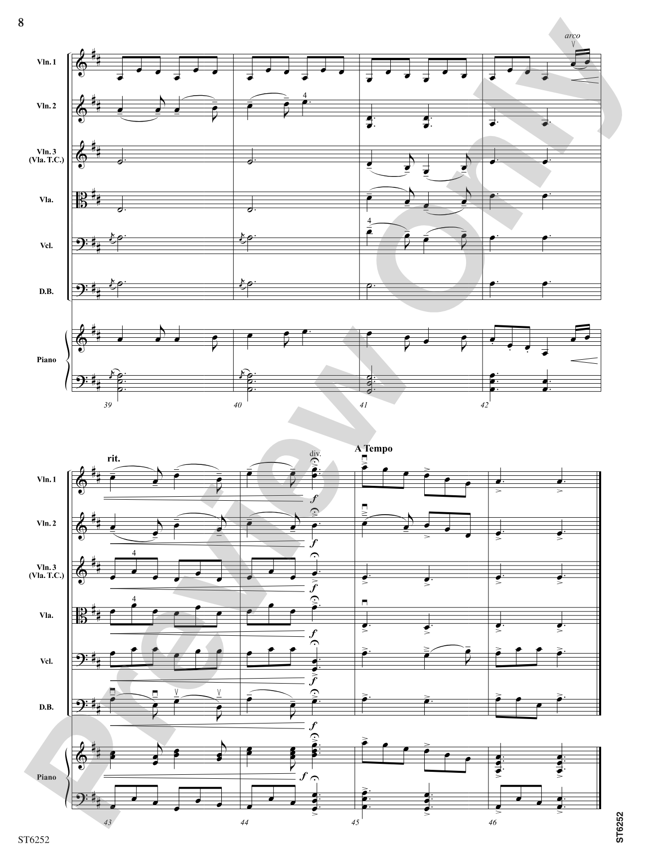 Irish Faire: String Orchestra Conductor Score & Parts