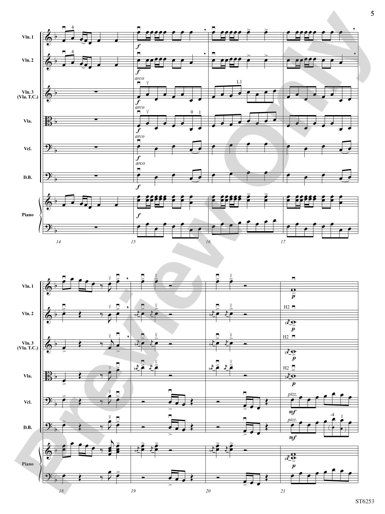 Country Hoedown: String Orchestra Conductor Score & Parts