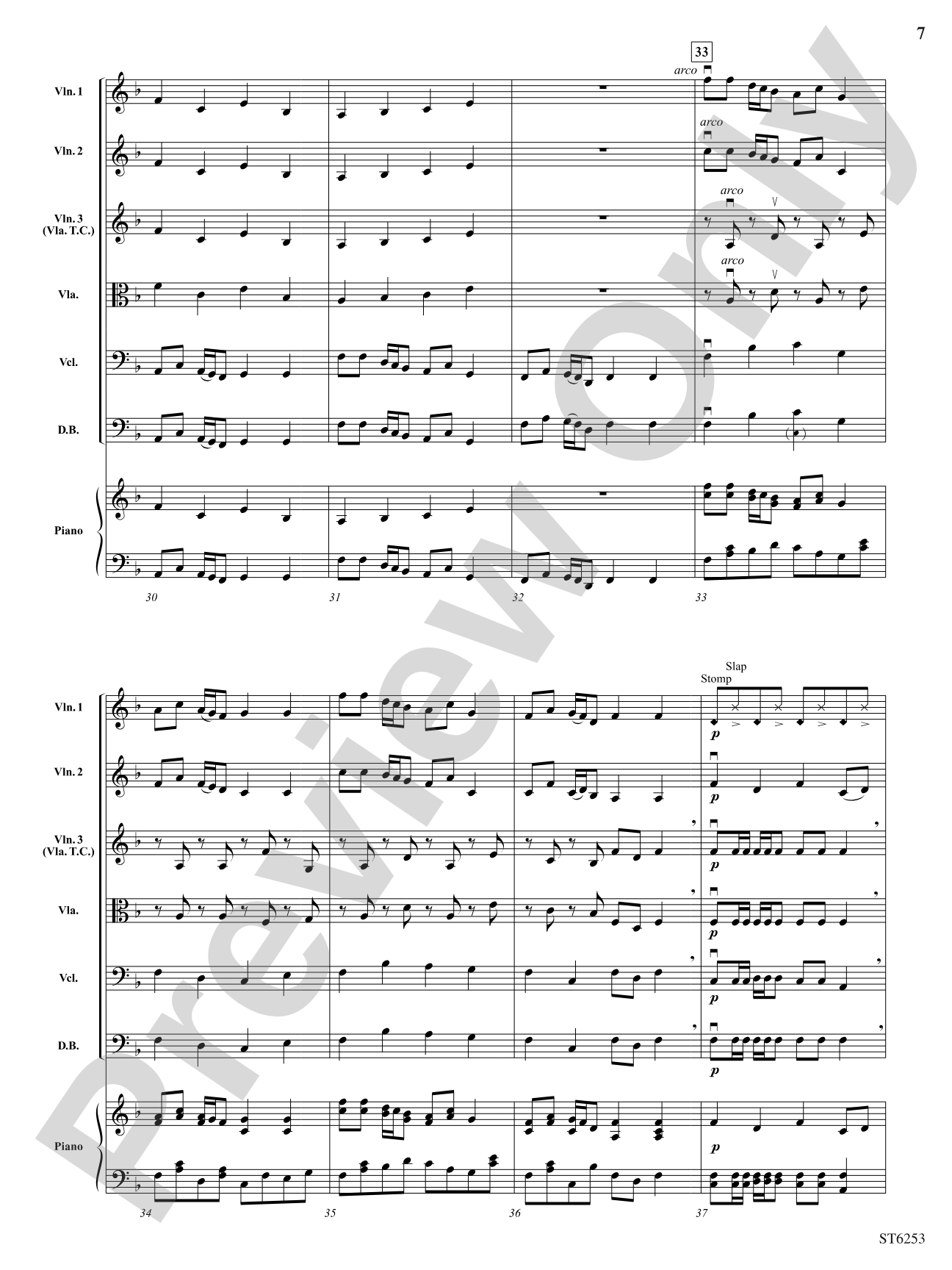 Country Hoedown: String Orchestra Conductor Score & Parts