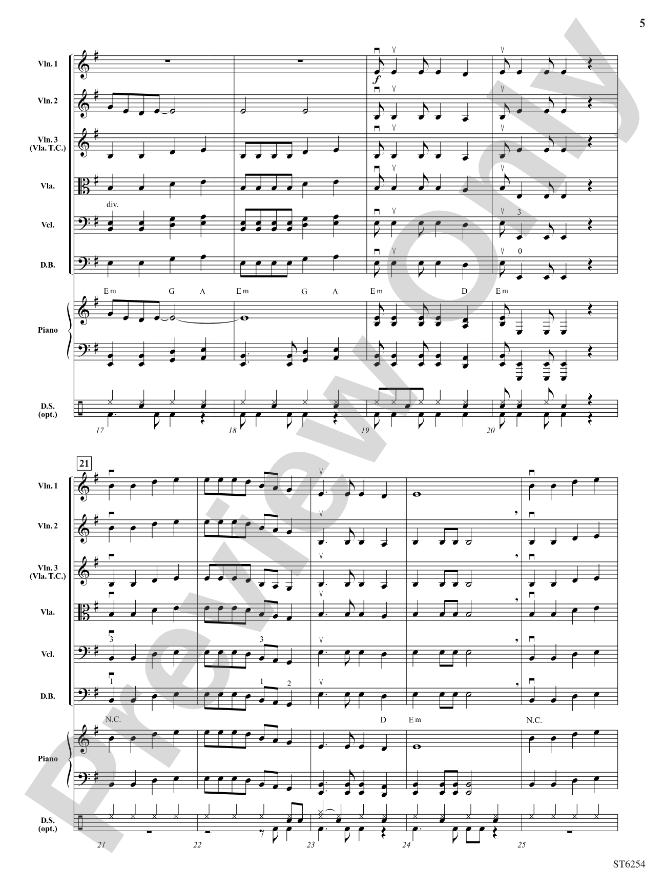 Rock Riffs: String Orchestra Conductor Score & Parts