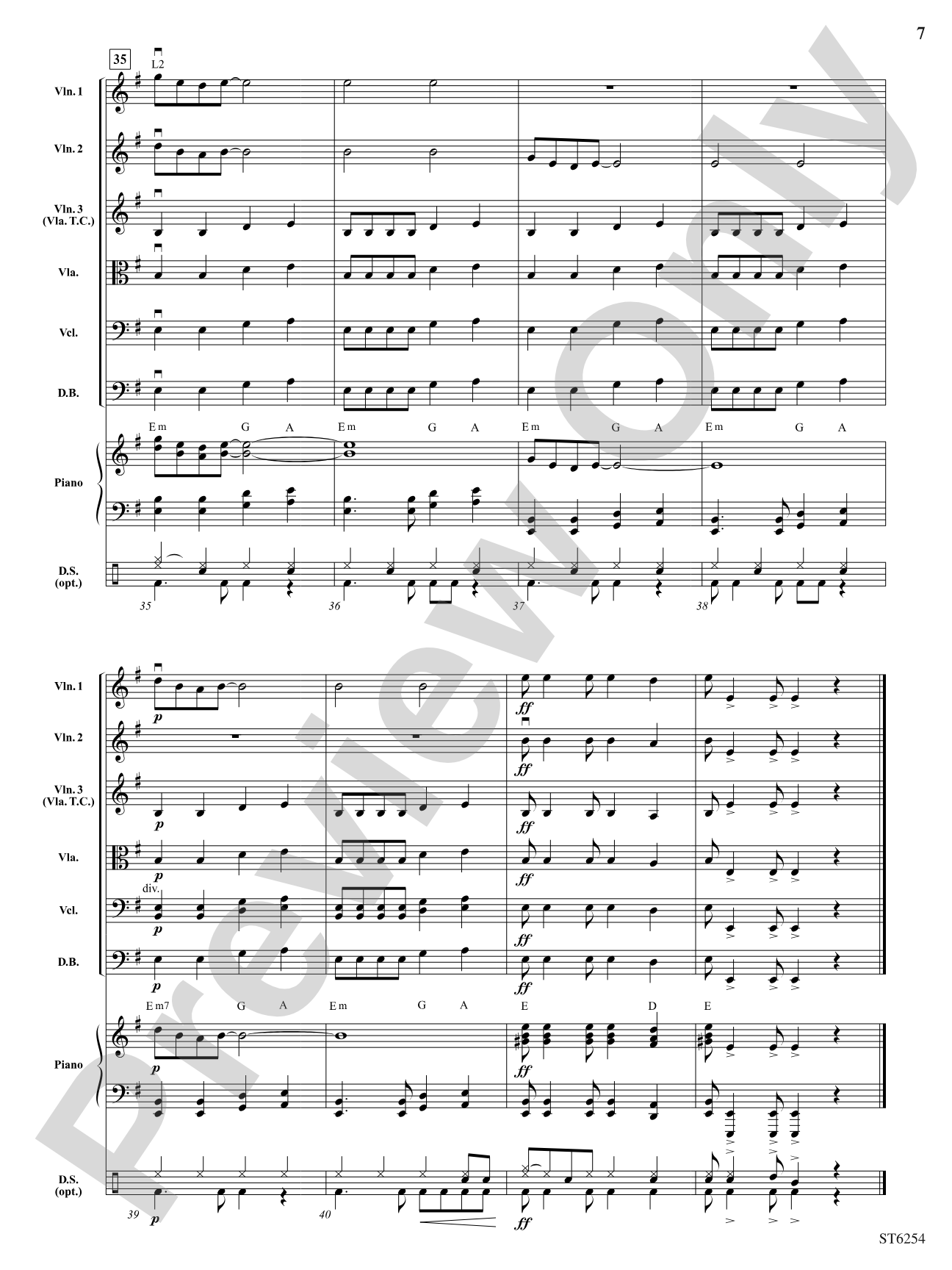 Rock Riffs: String Orchestra Conductor Score & Parts