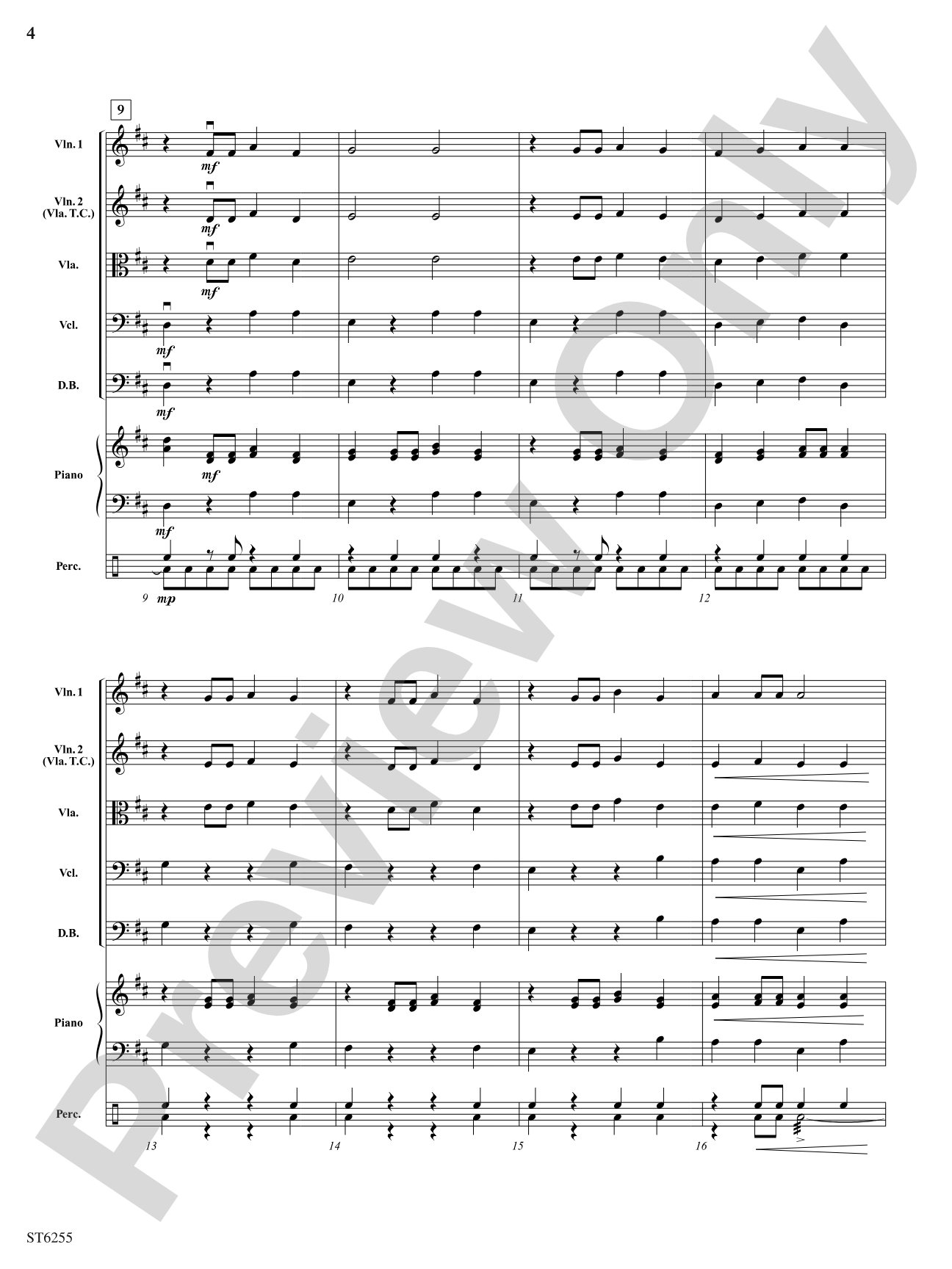 Samba La Bamba: String Orchestra Conductor Score & Parts