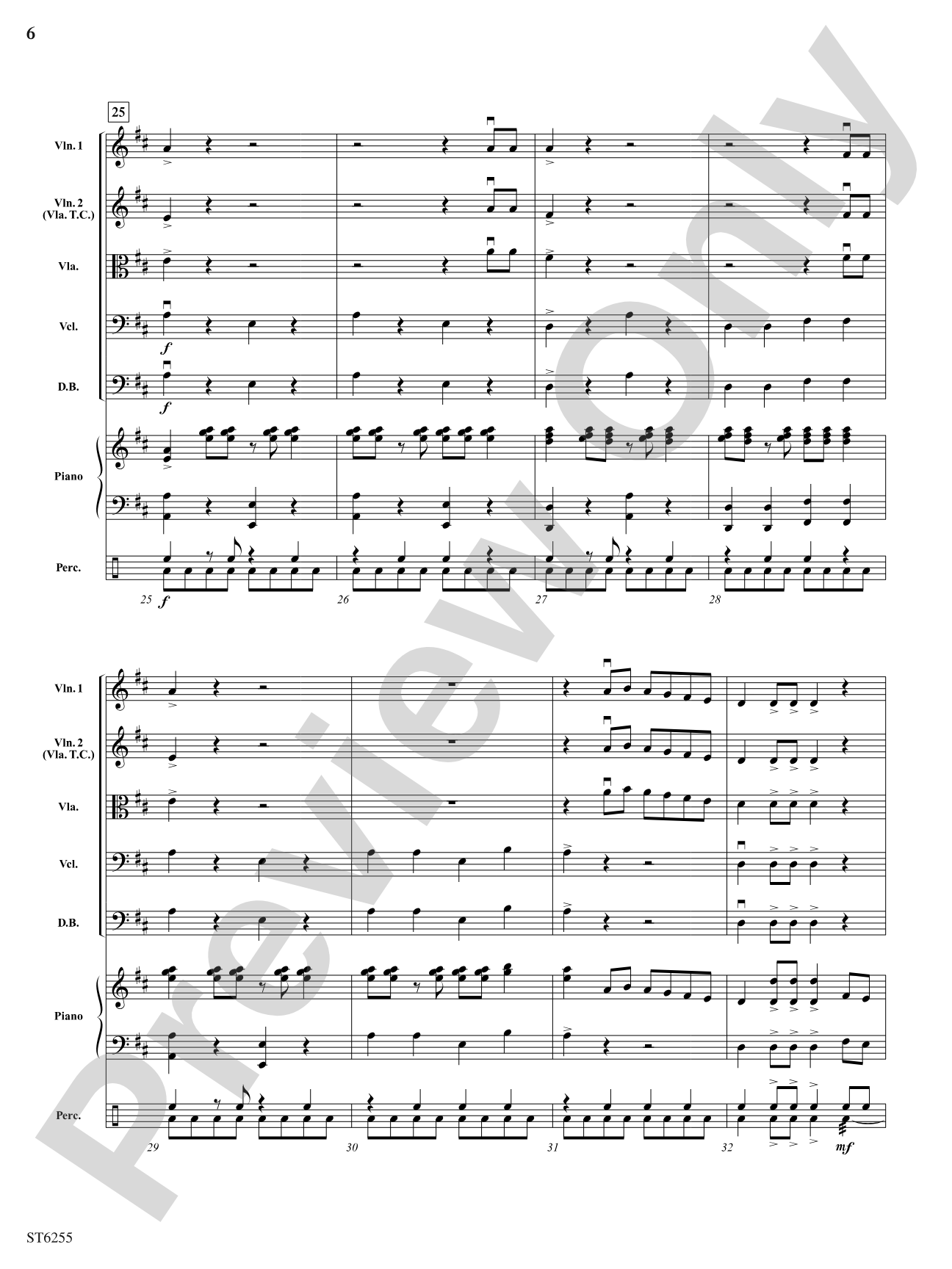 Samba La Bamba: String Orchestra Conductor Score & Parts