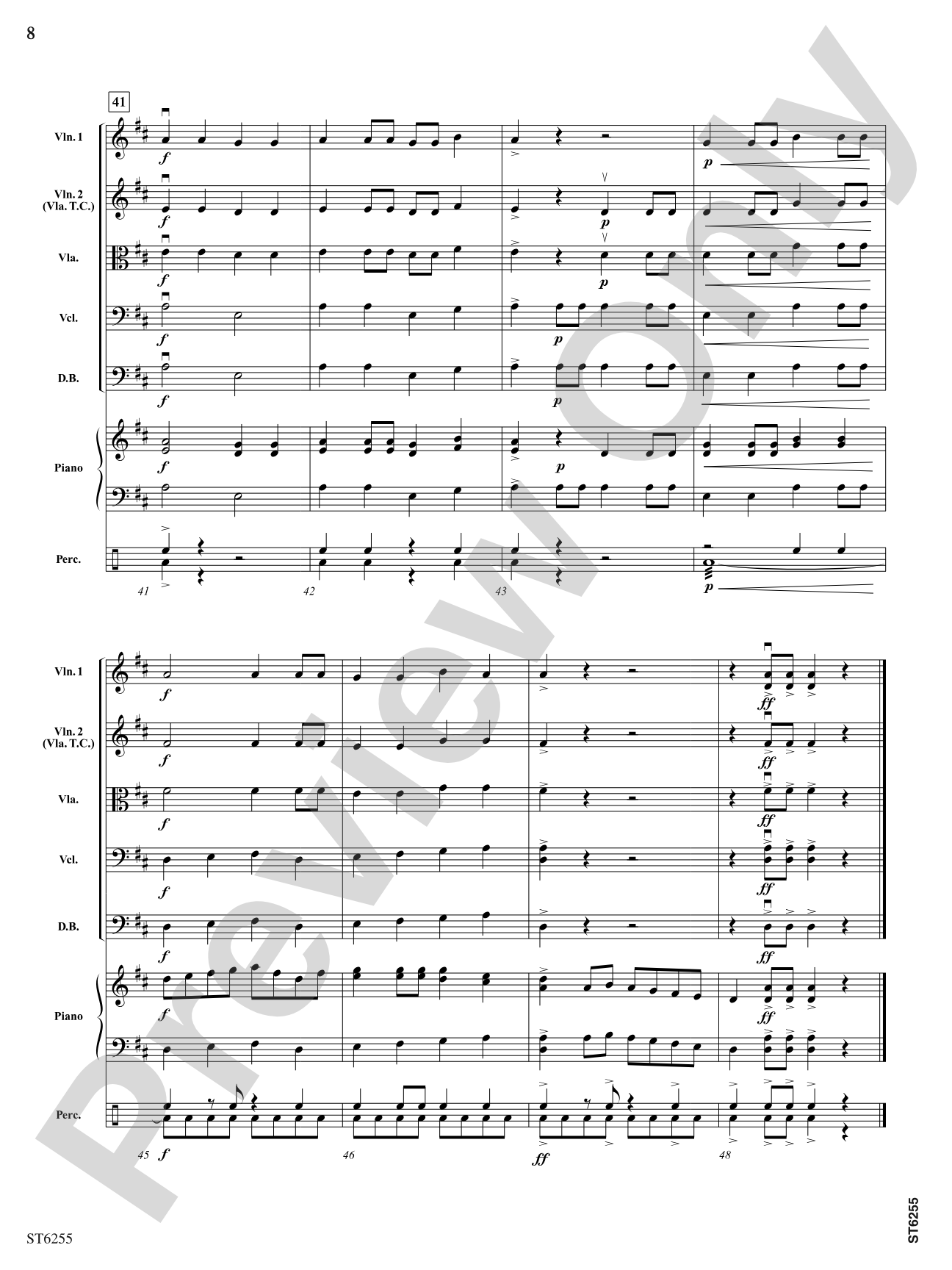 Samba La Bamba: String Orchestra Conductor Score & Parts