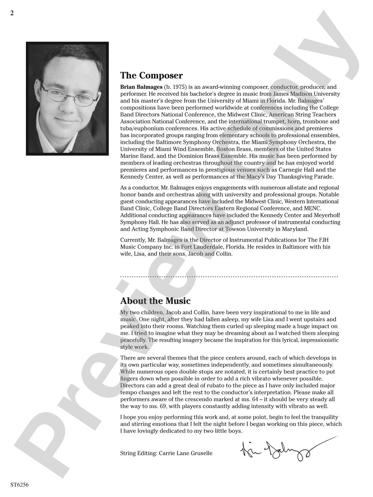 Dreaming: String Orchestra Conductor Score & Parts
