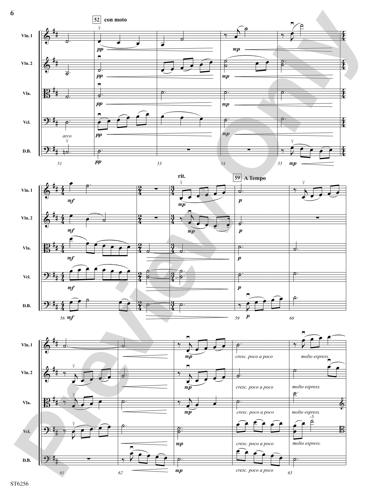 Dreaming: String Orchestra Conductor Score & Parts
