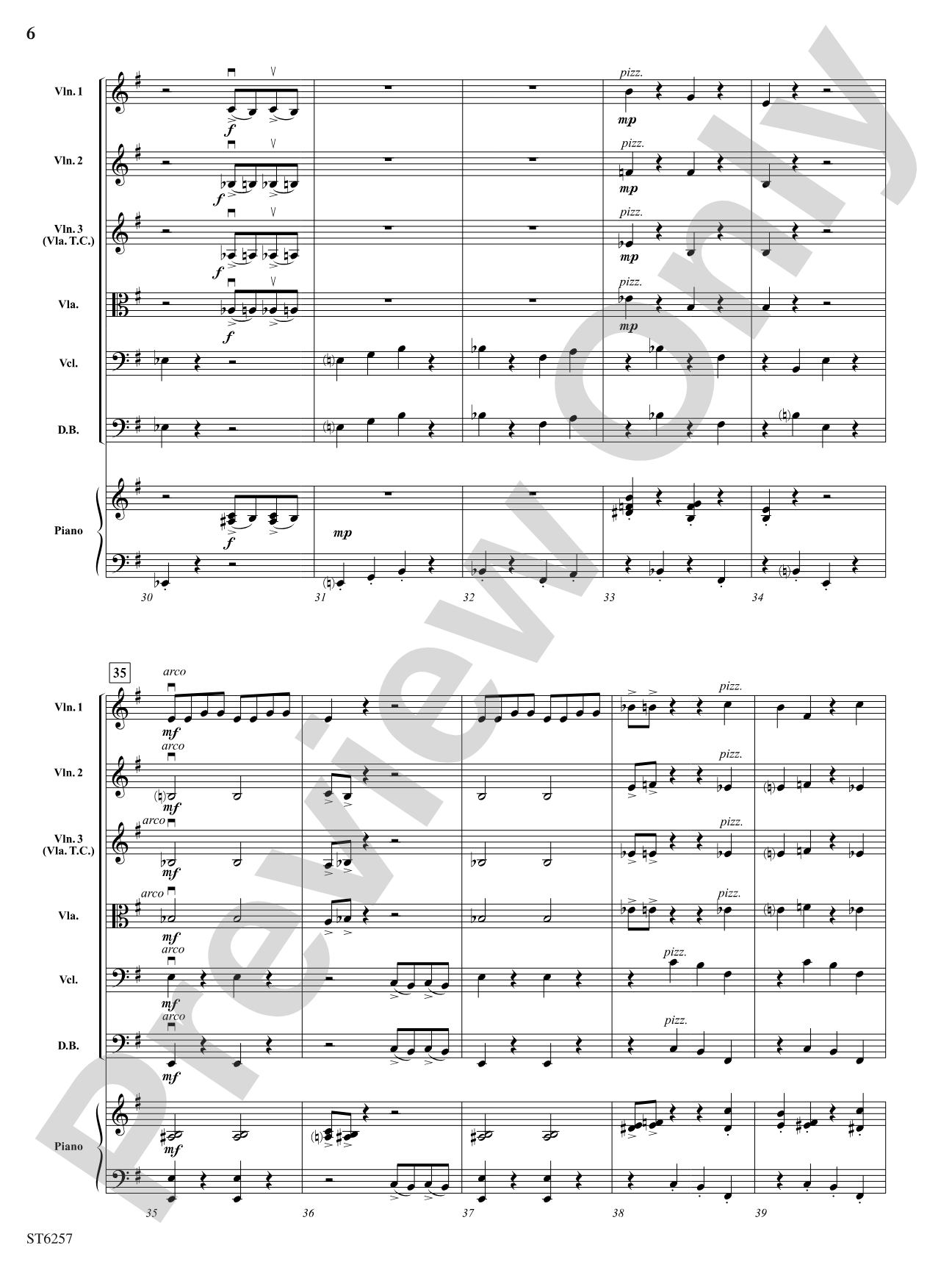 March of the Shadows: String Orchestra Conductor Score & Parts