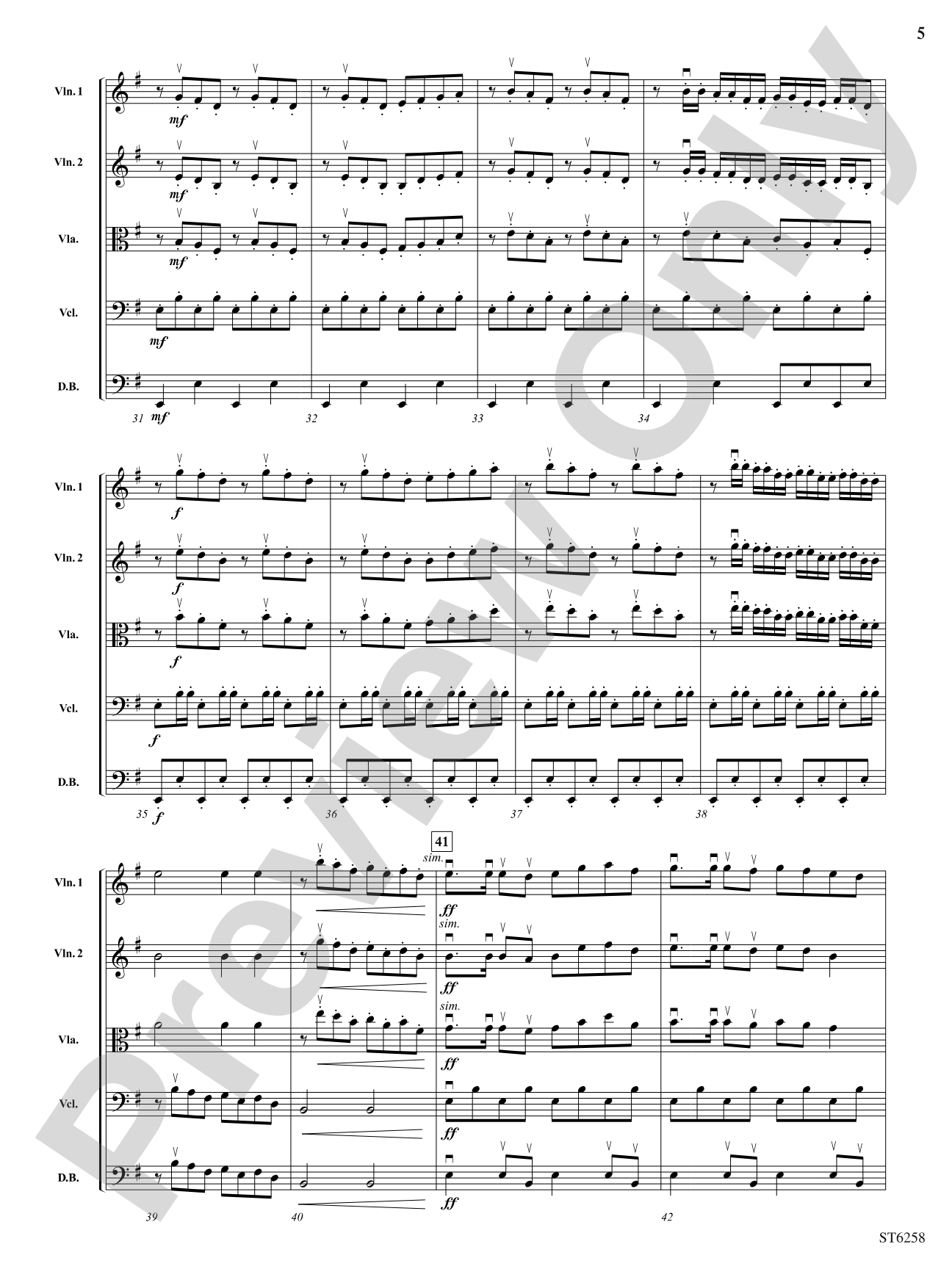 Legend of the Phantom Pirates: String Orchestra Conductor Score & Parts