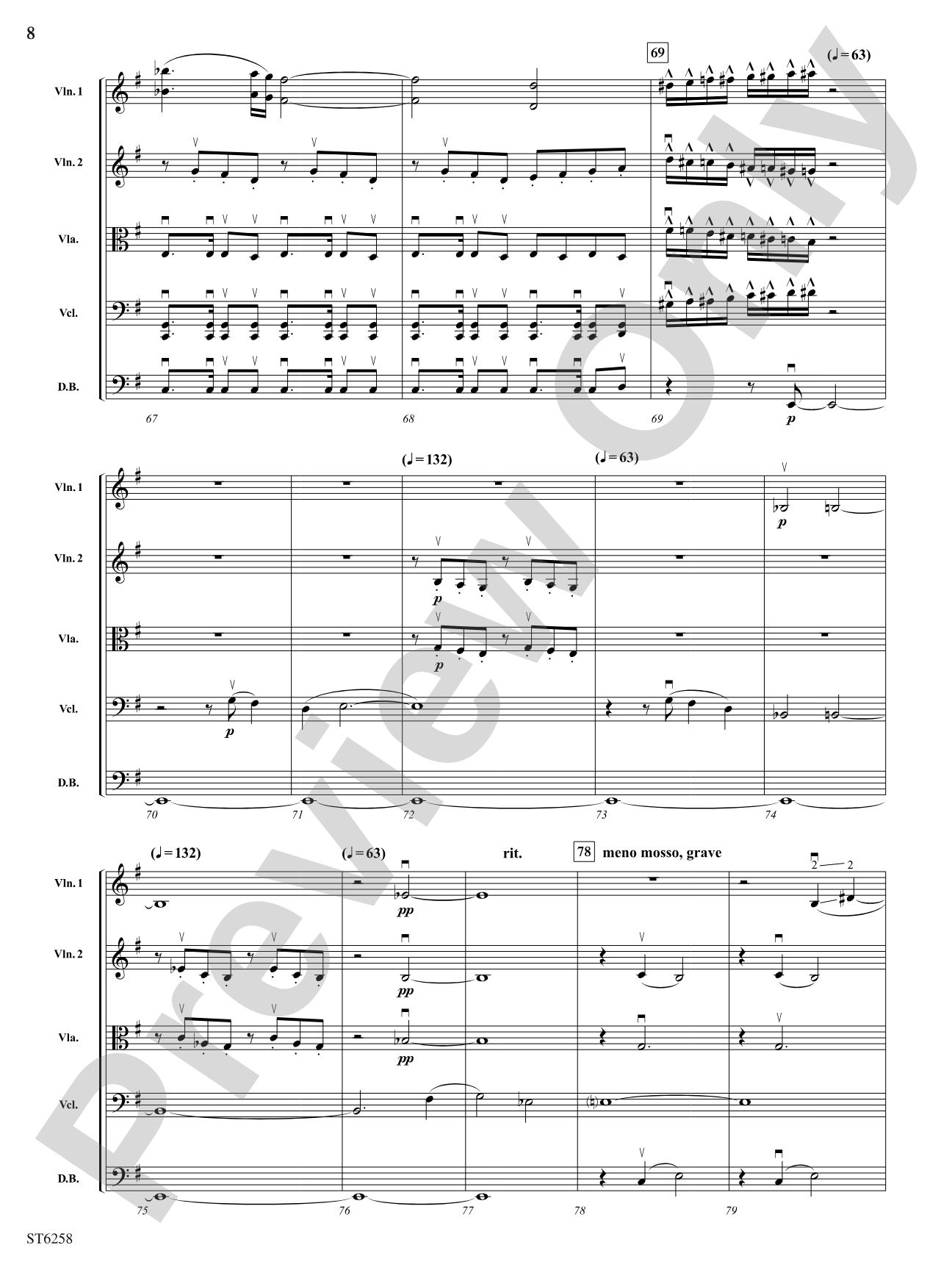 Legend of the Phantom Pirates: String Orchestra Conductor Score & Parts