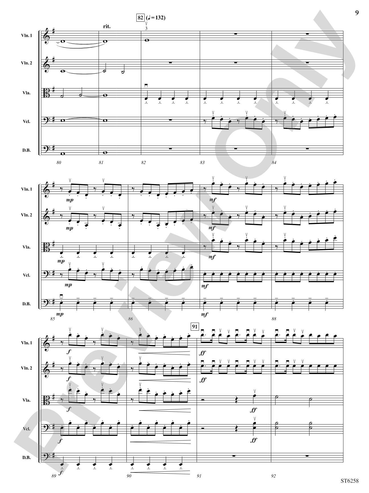 Legend of the Phantom Pirates: String Orchestra Conductor Score & Parts