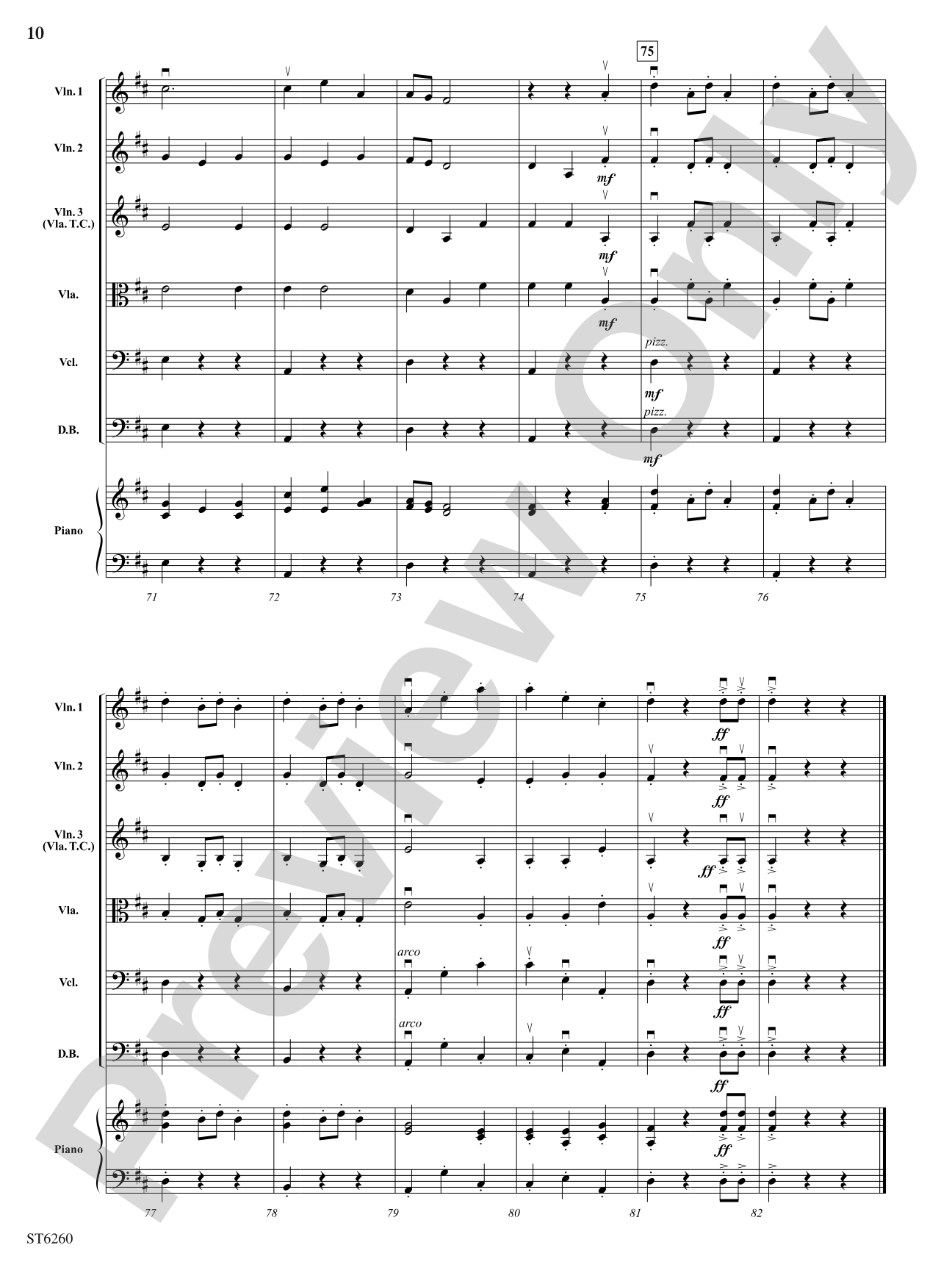 Fandango!: String Orchestra Conductor Score & Parts