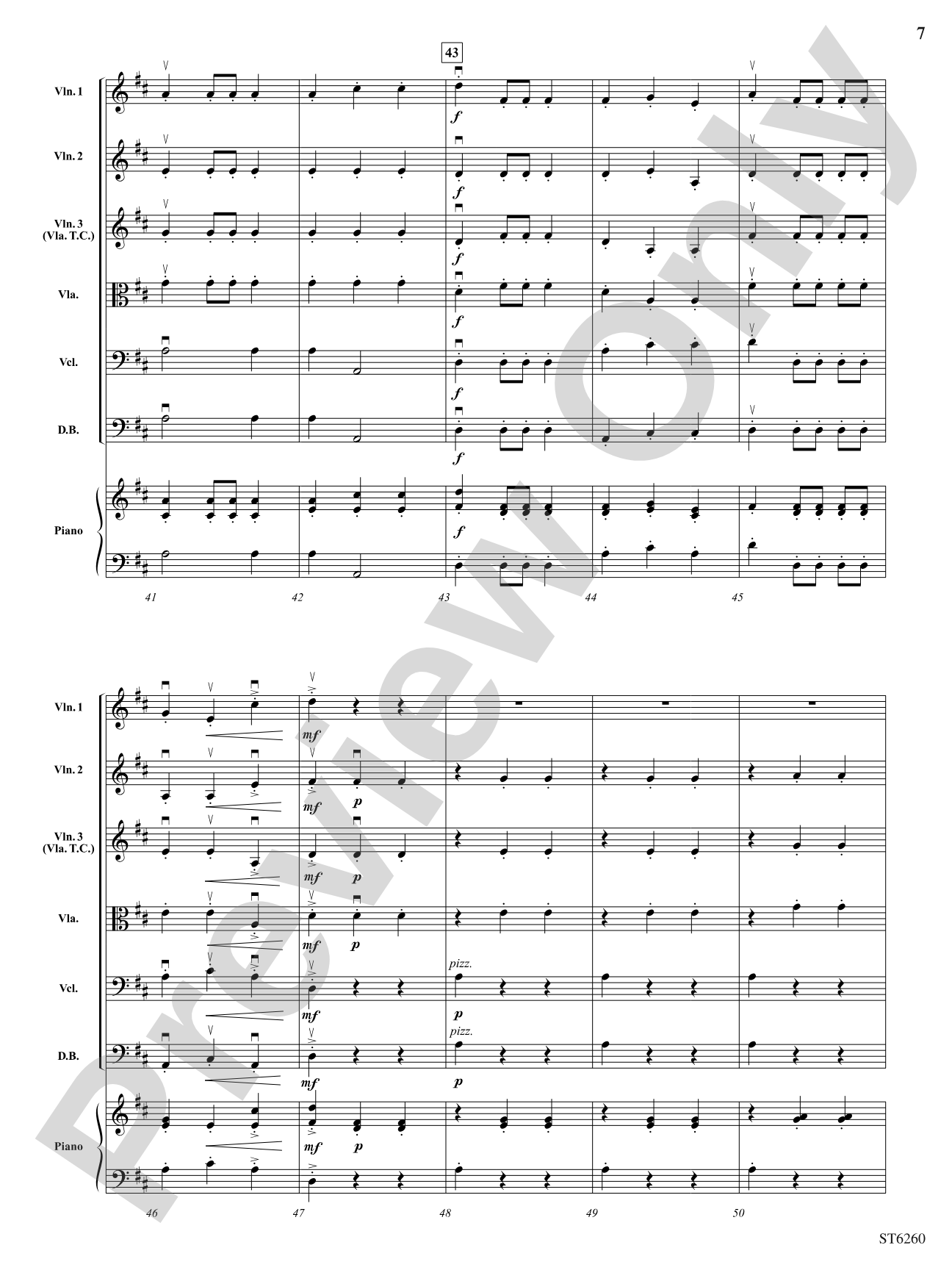 Fandango!: String Orchestra Conductor Score & Parts