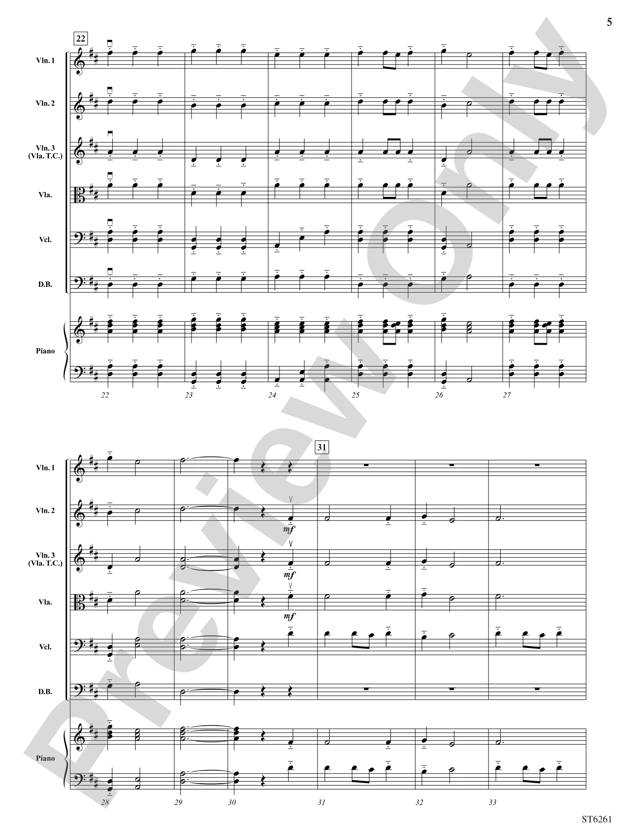 La Cavaleria de Napoles: String Orchestra Conductor Score & Parts